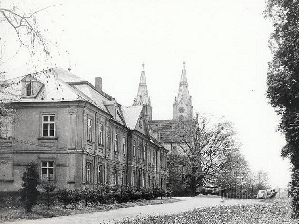 Ancienne photo du château d'Eagle