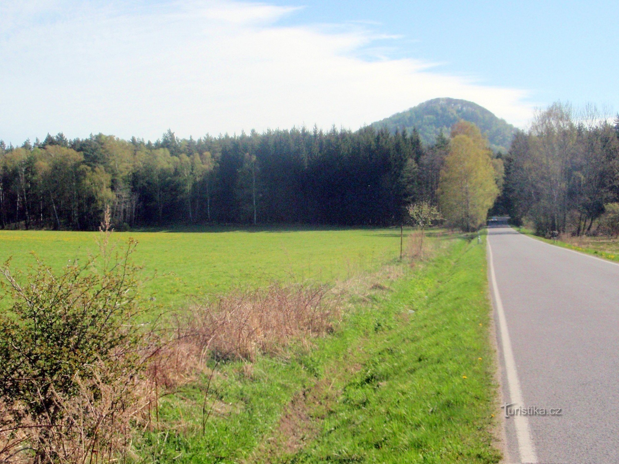 Ortel depuis la route de Lindava