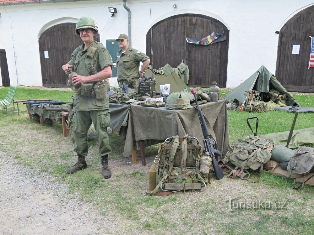 liberation celebrations in Plumlov at the end