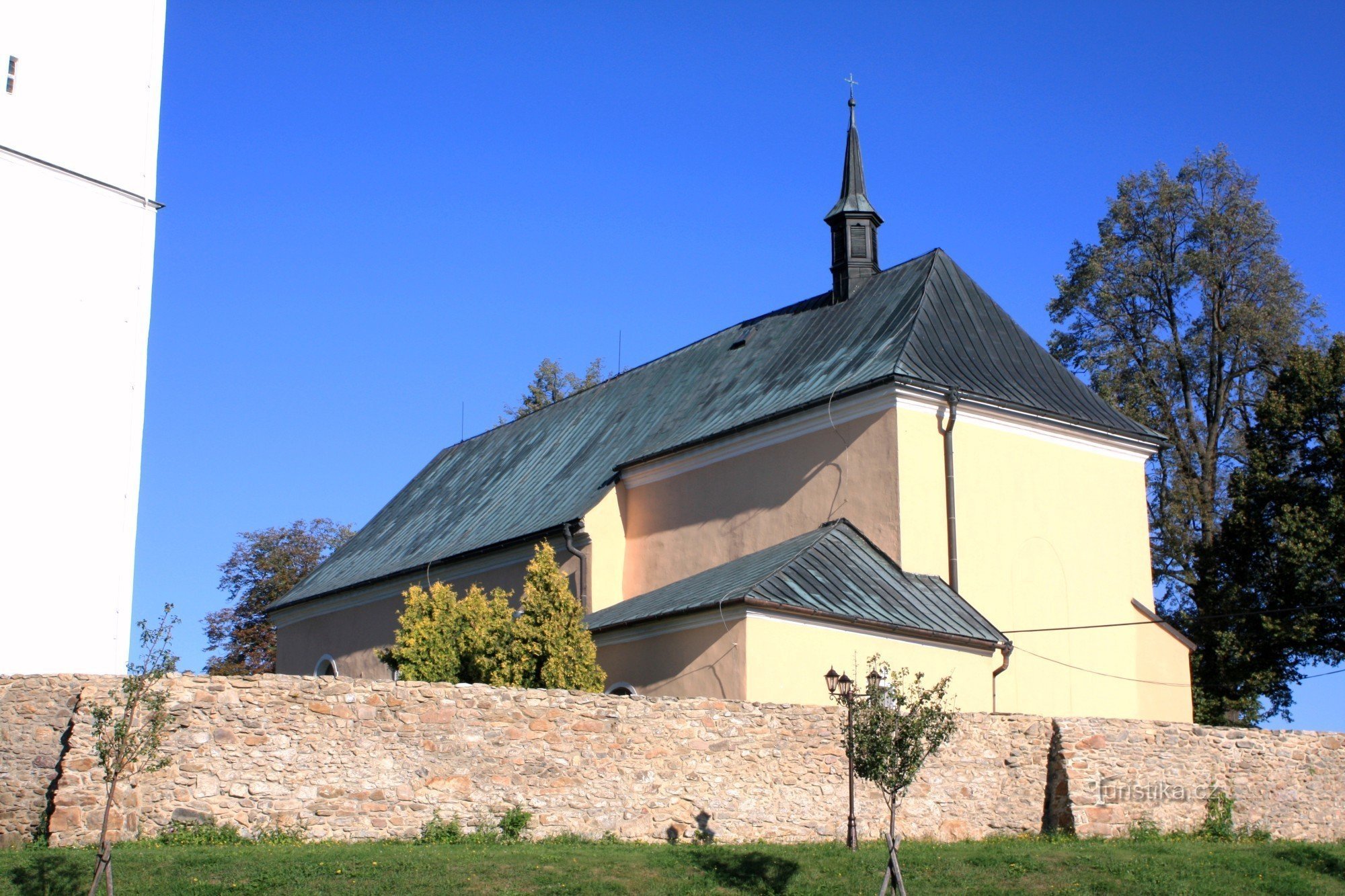 Osová Bítýška - kirken St. Jakob den større
