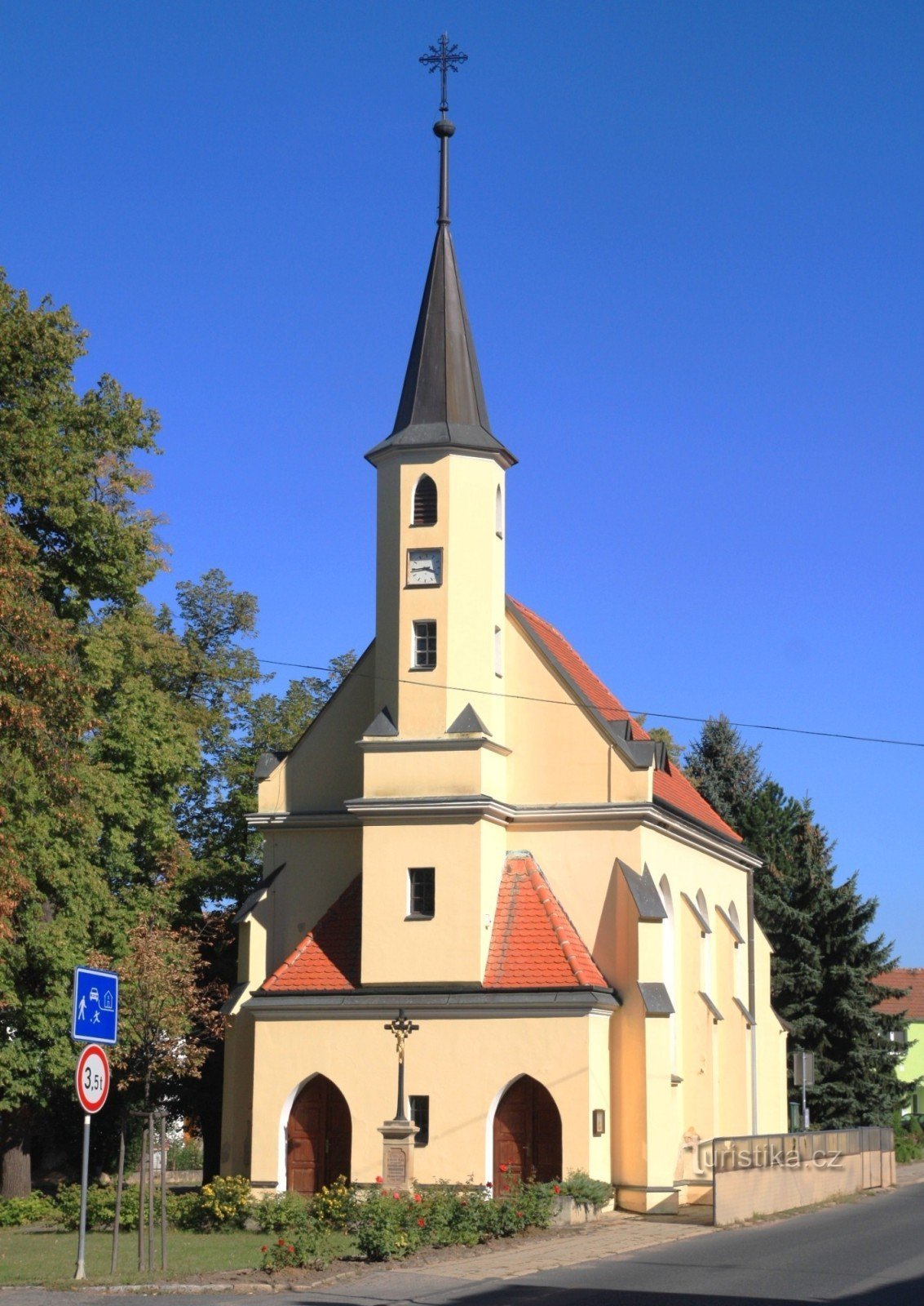 Ostopovice - Kapel van St. Johannes de Doper
