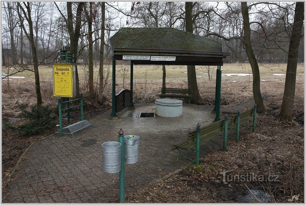 Scherp water - Třtic, lente