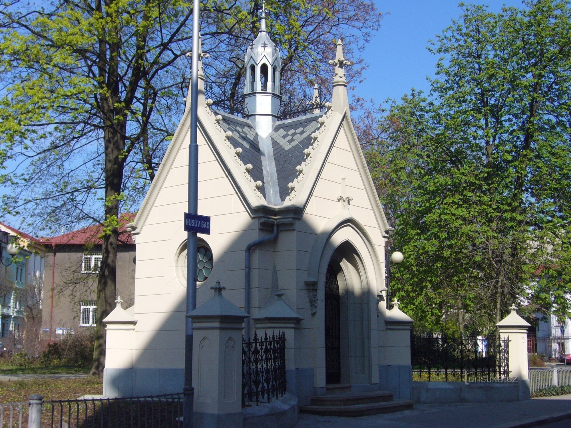 Ostrava - Husův sad, Kapelle der Kaiserin Elisabeth, Sisi