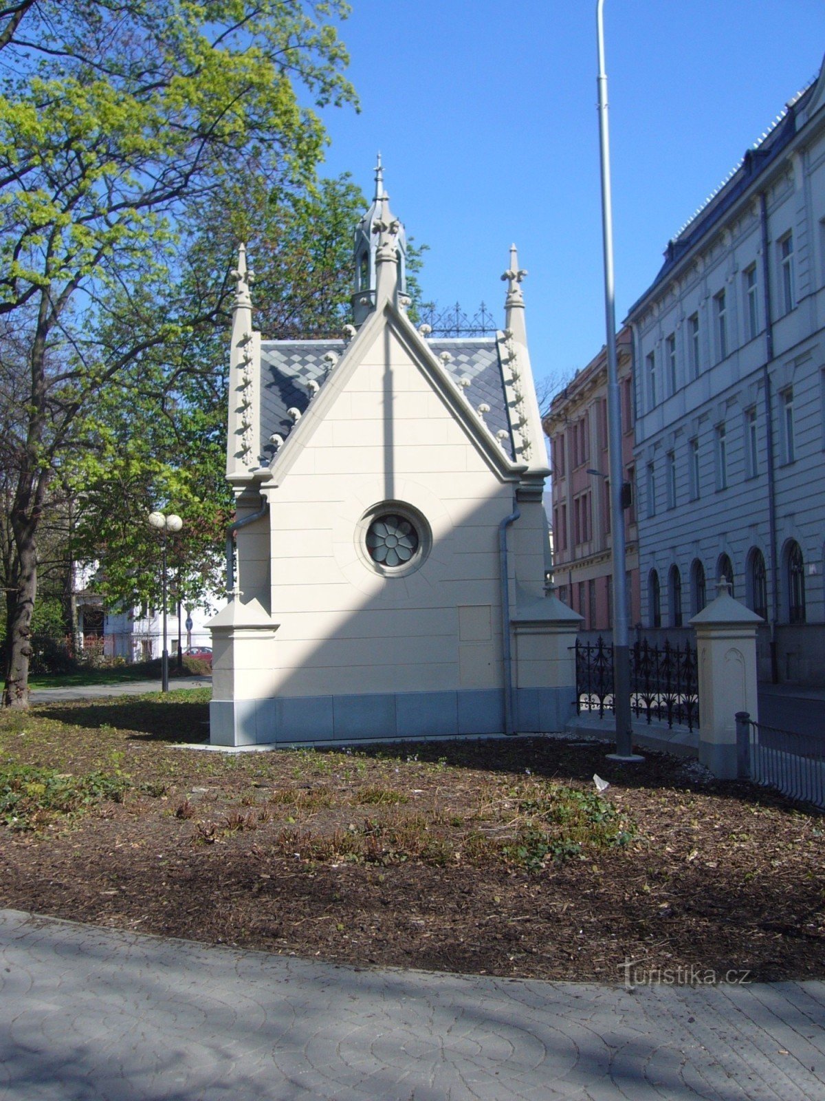 Ostrava - Husův sad, kapel van keizerin Elizabeth, Sisi