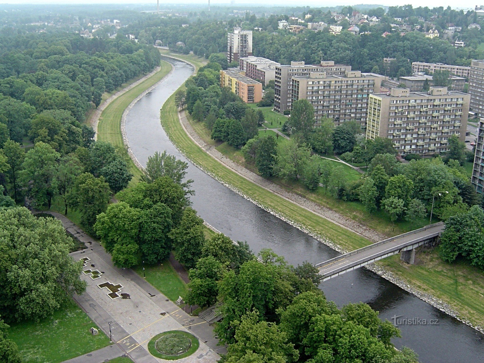 Ostrava-Fluss Ostravice