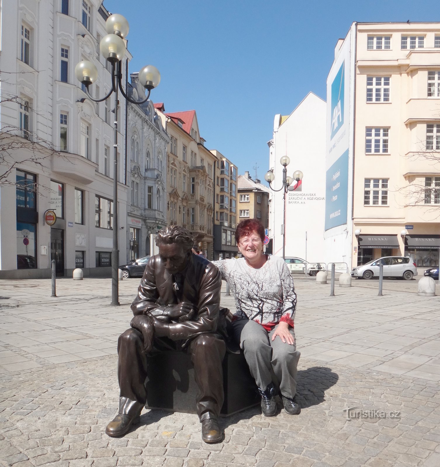 Ostrava - statuia lui Leoš Janáček