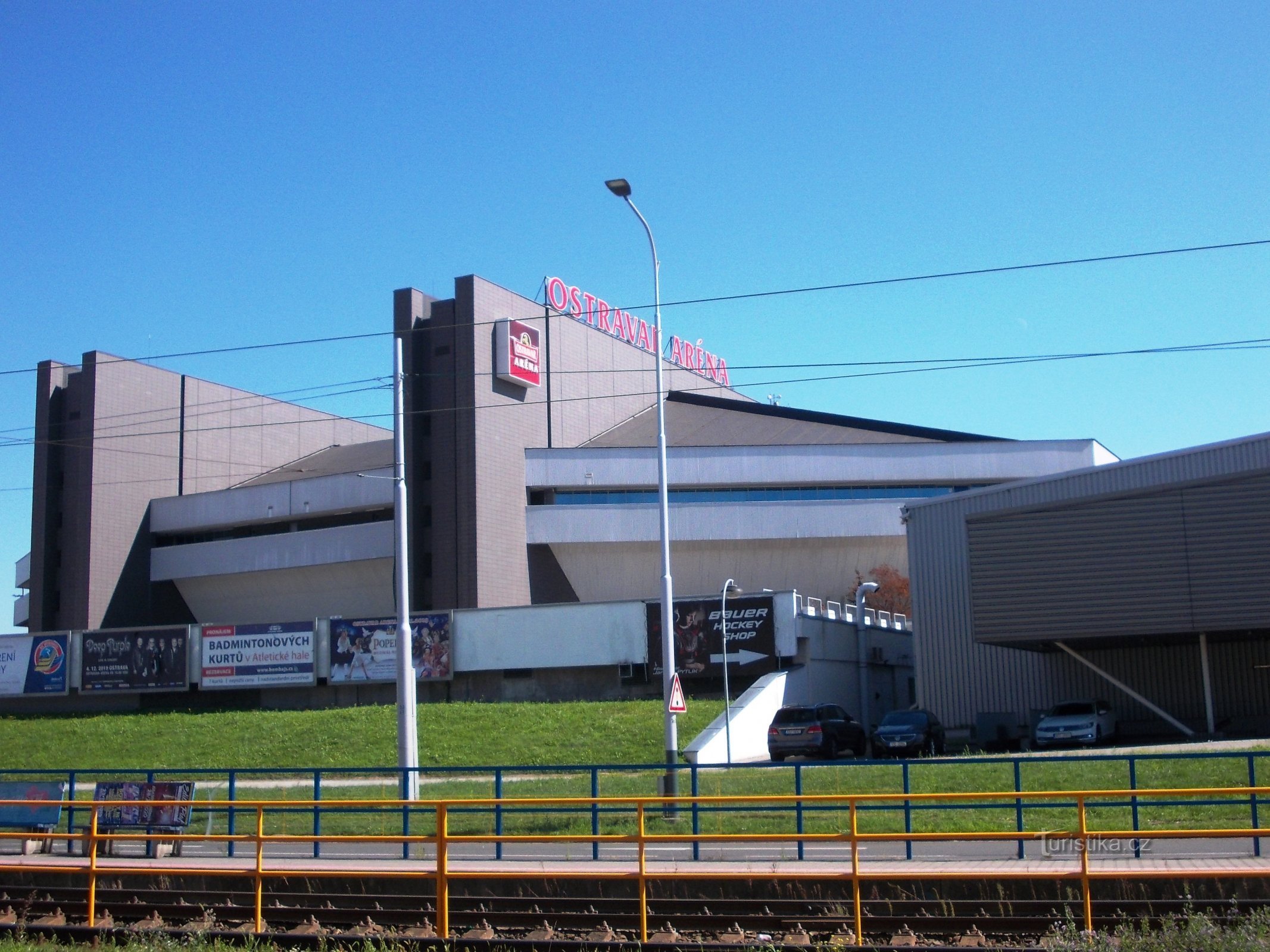 Ostravar Arena - den ceremoniella invigningen ägde rum 1986