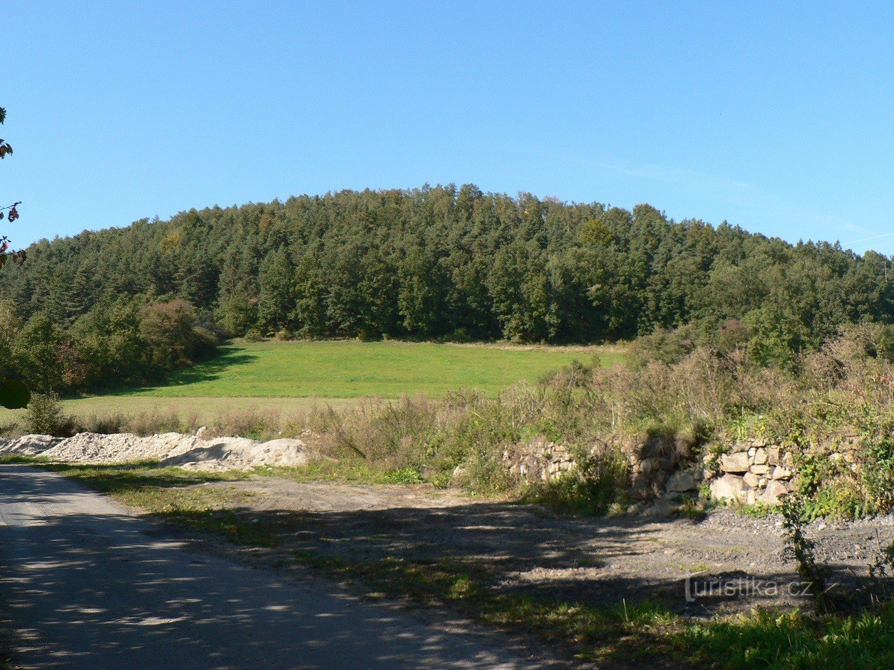 Osule, Blick von Vitějovice