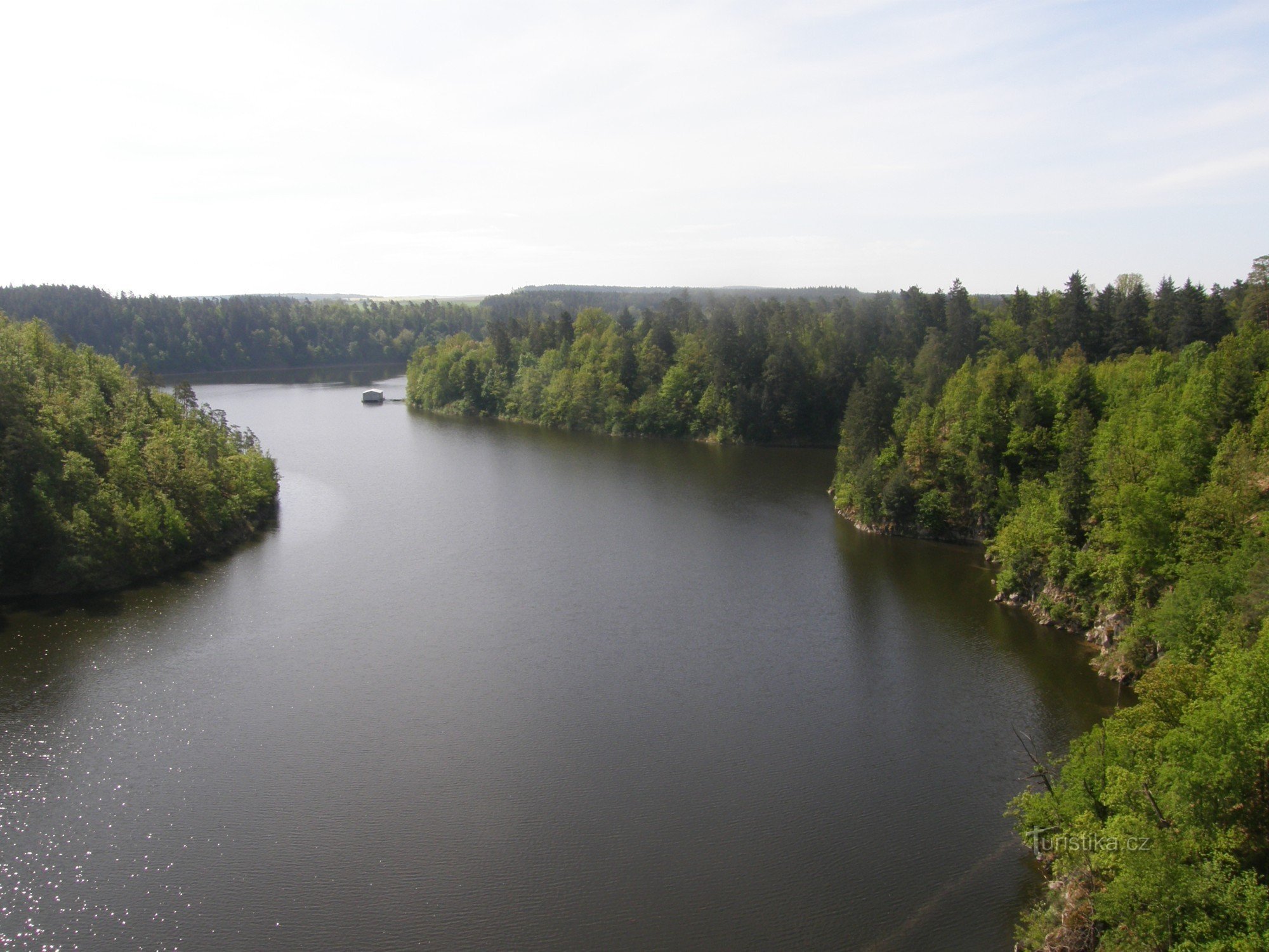 Otava před soutokem s Vltavou