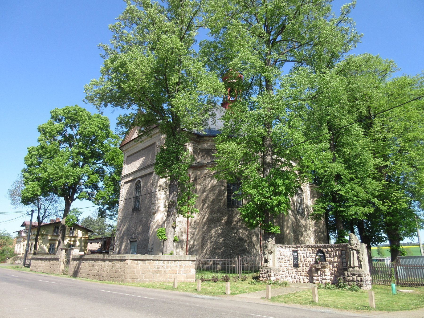 Otovice - kyrkan St. Barbara