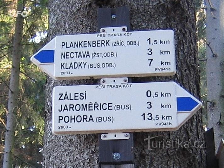 jelző Plankenbergnél