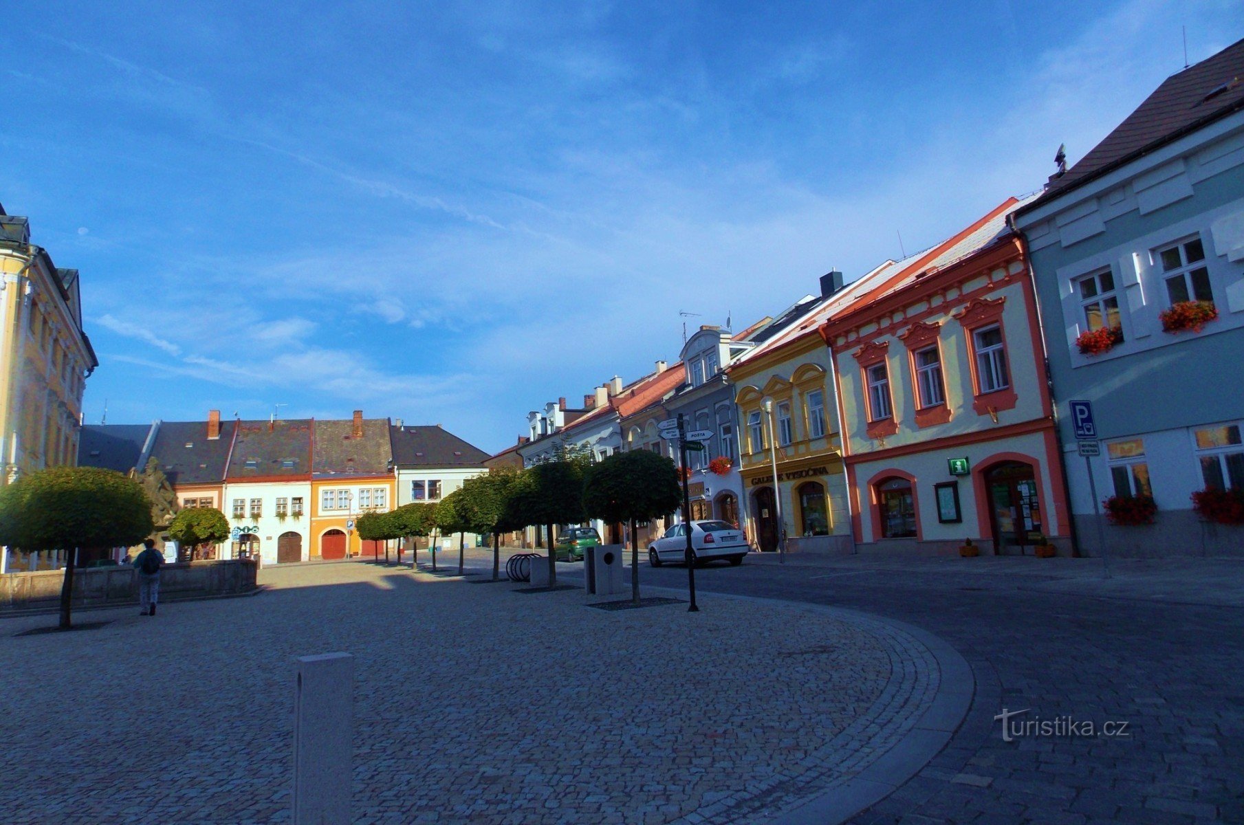 Palackého náměstí in de koninklijke stad - Polička