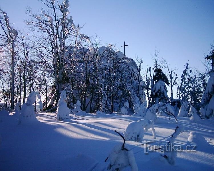 Paličník: Vista su Paličník in inverno