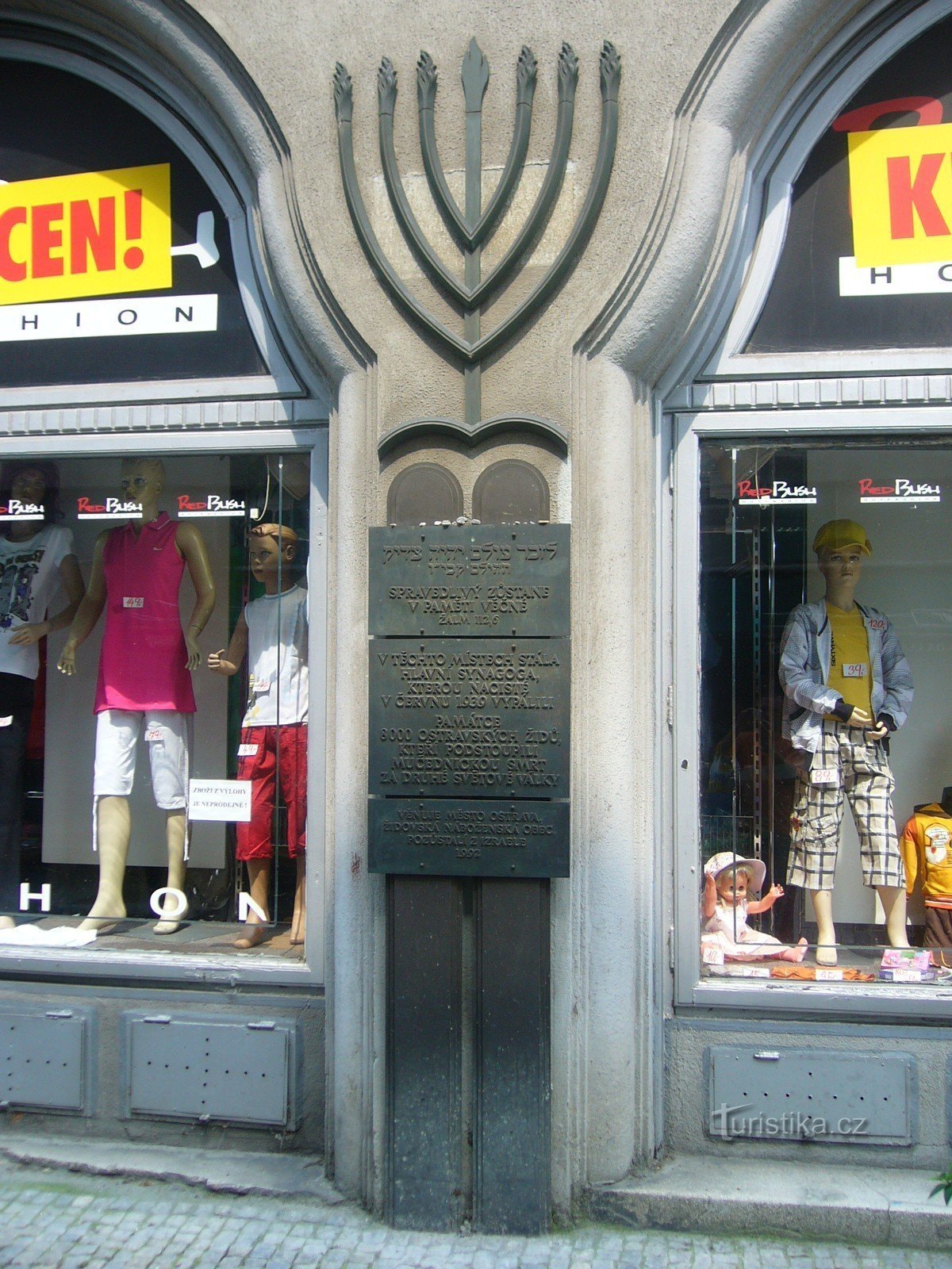 Denkmal für die Hauptsynagoge von Ostrava