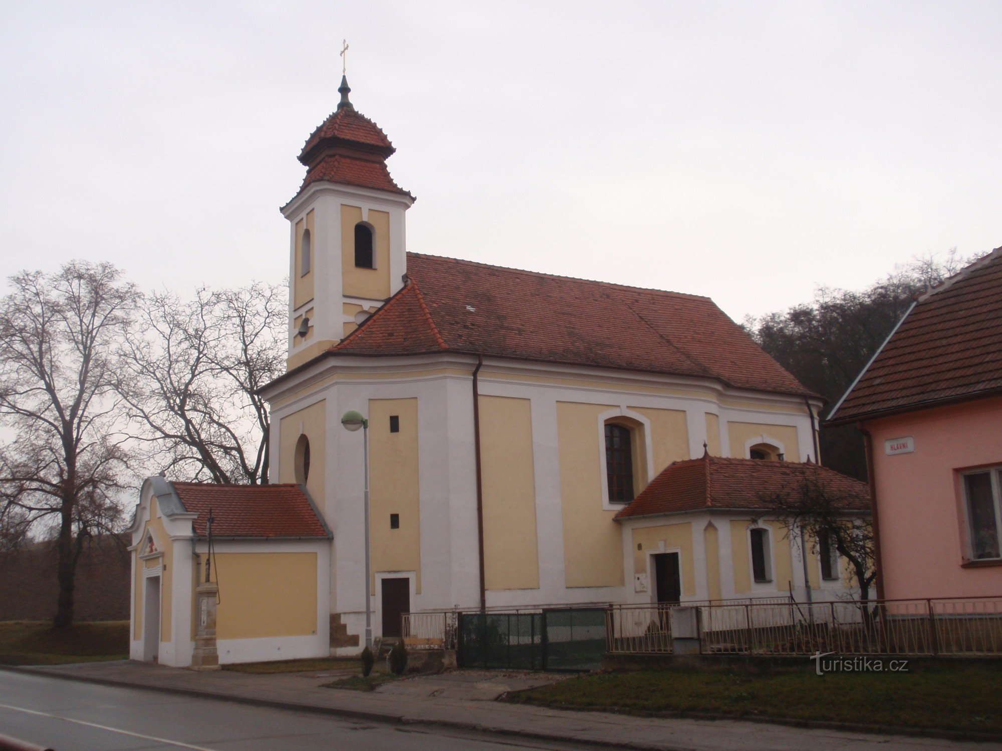 Monumenter af landsbyen Neslovice