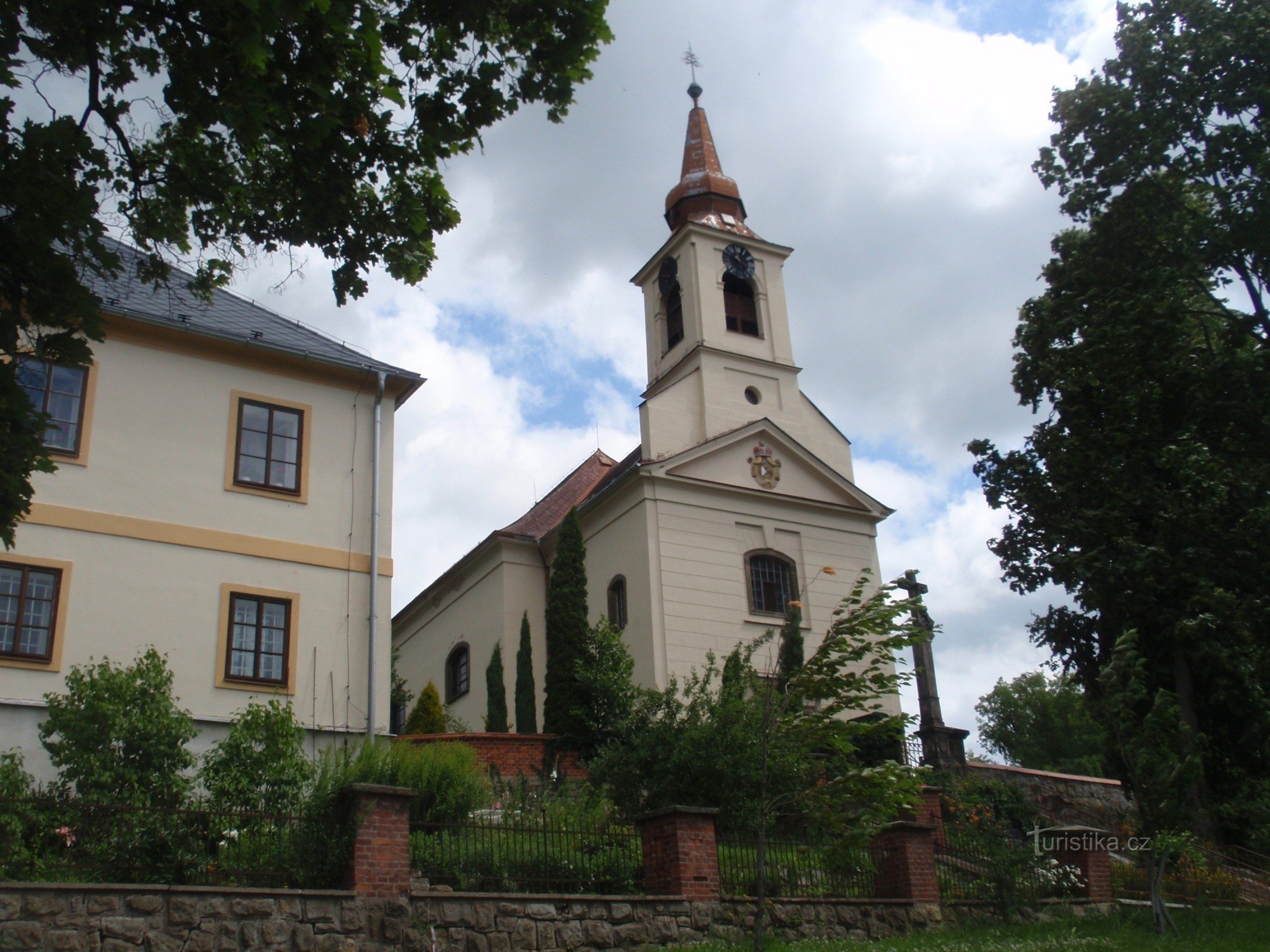 Rudoltice falu emlékei Lanškroun mellett