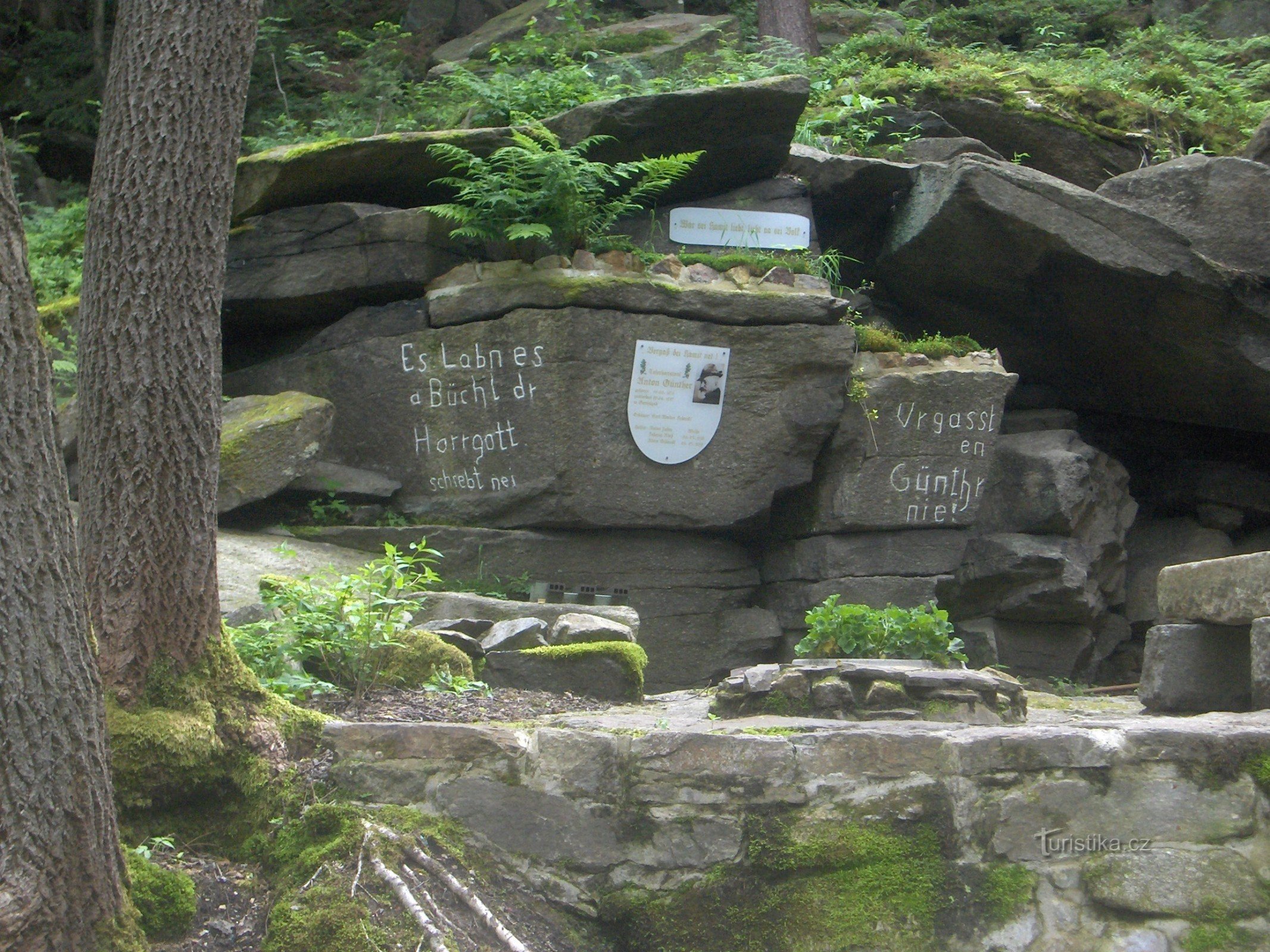 Denkmal für Anton Günter in Vejprty.