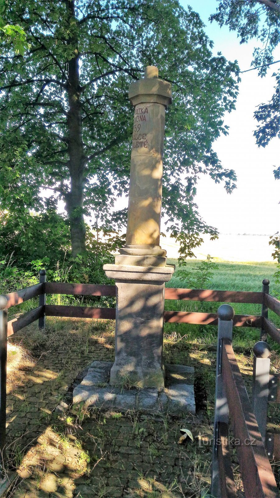 Monument til slaget ved syvårskrigen ved Toužetín.