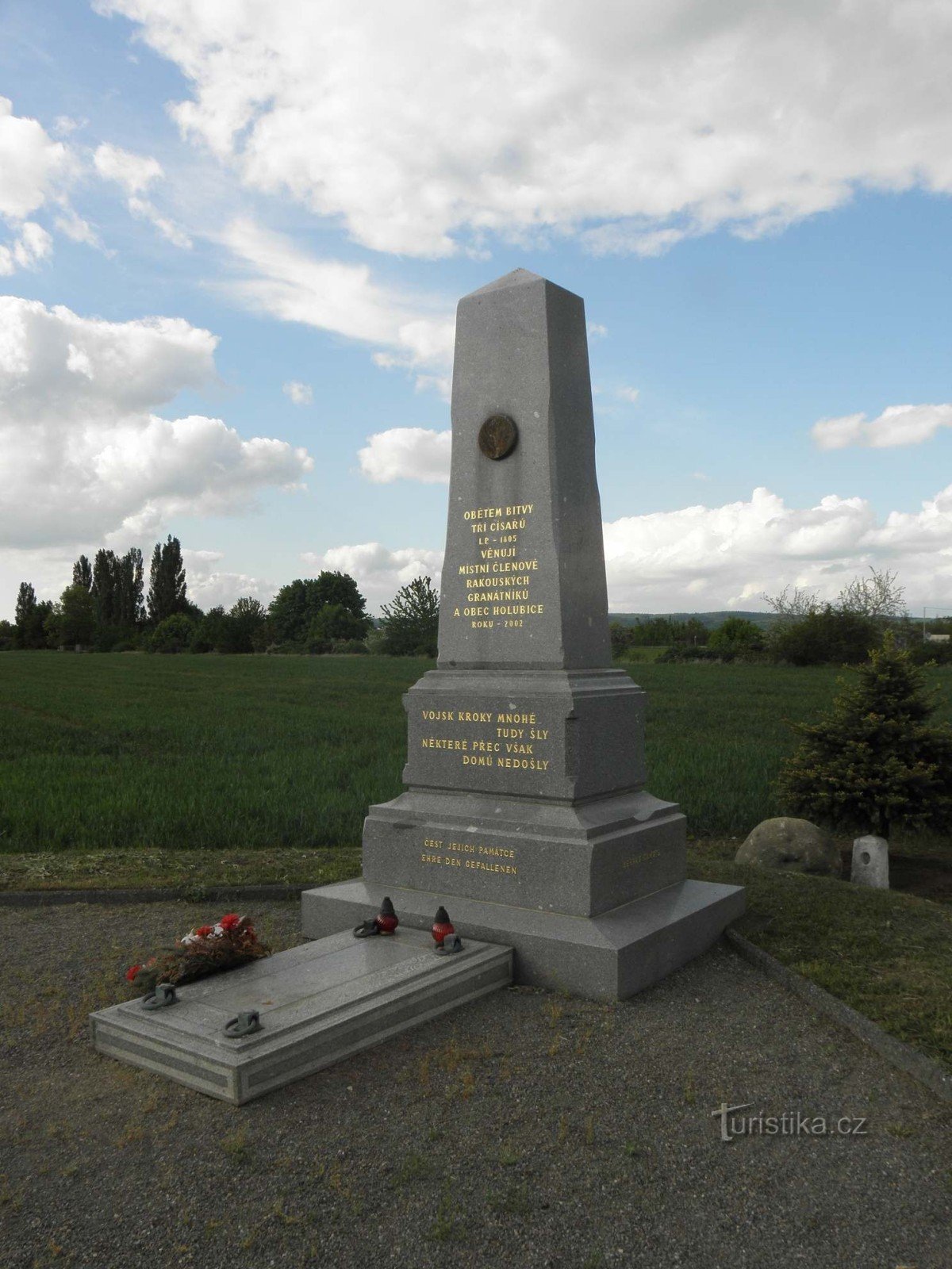 Monument to the Battle of the Three Emperors near Holubice - 7.5.2012 May XNUMX