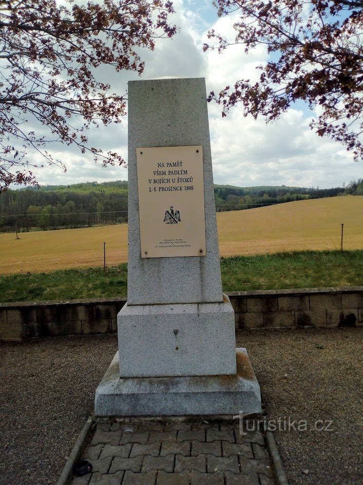 Denkmal der Schlacht bei Štoki 1805