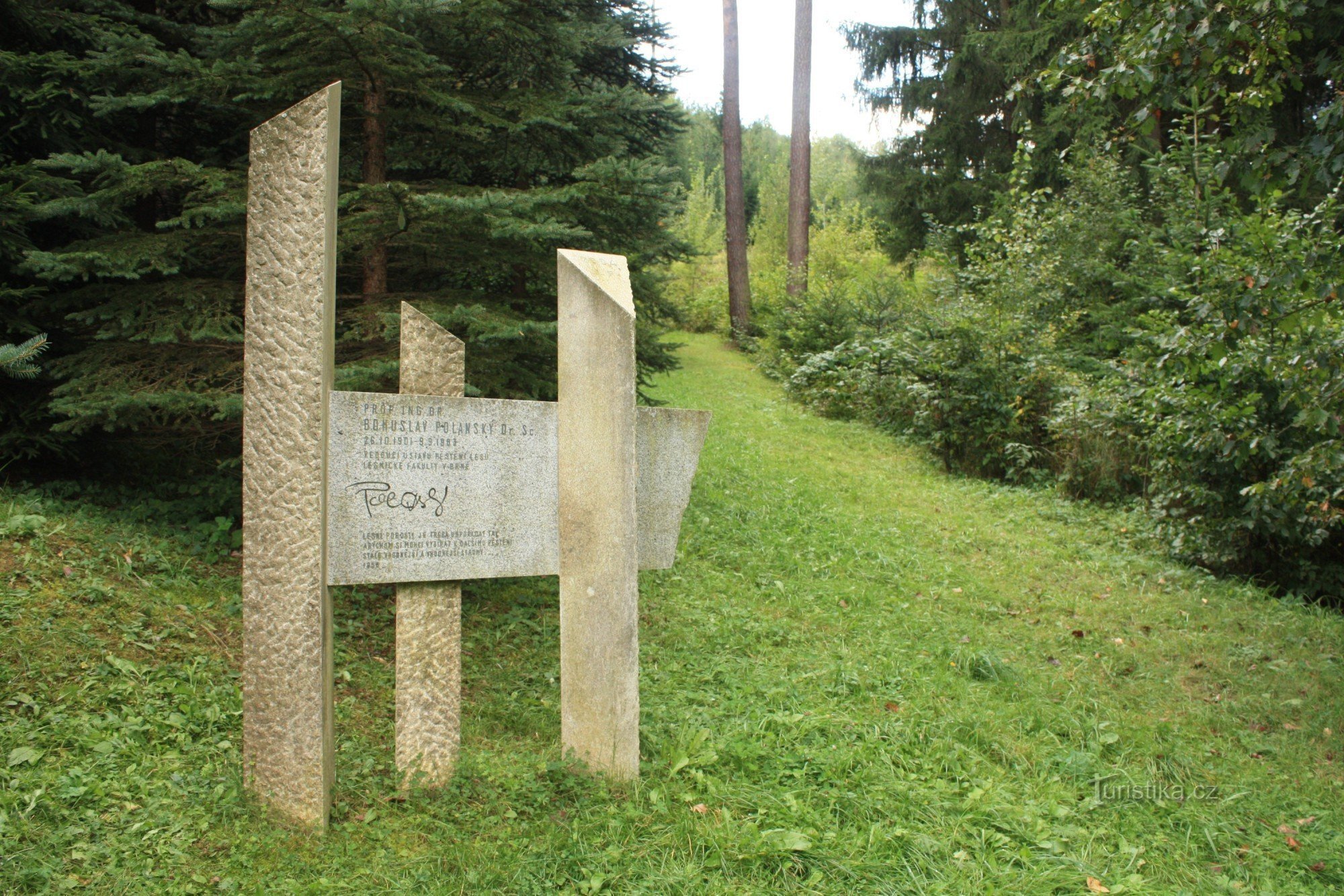 Monument til Bohuslav Polanský