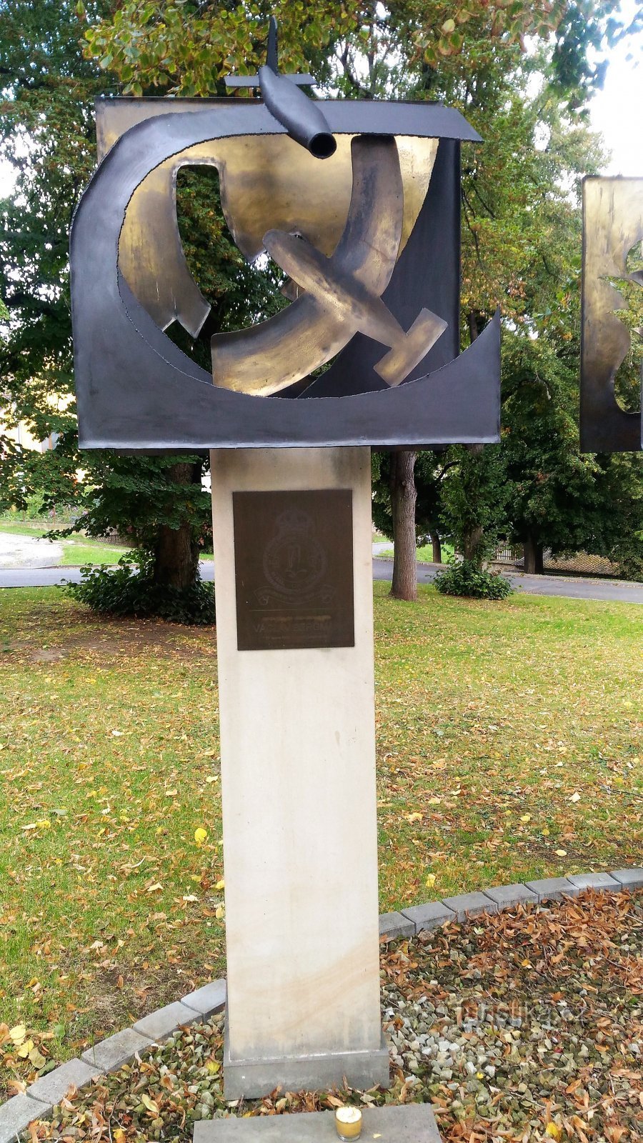 Monument voor generaal-majoor Václav Bergman.