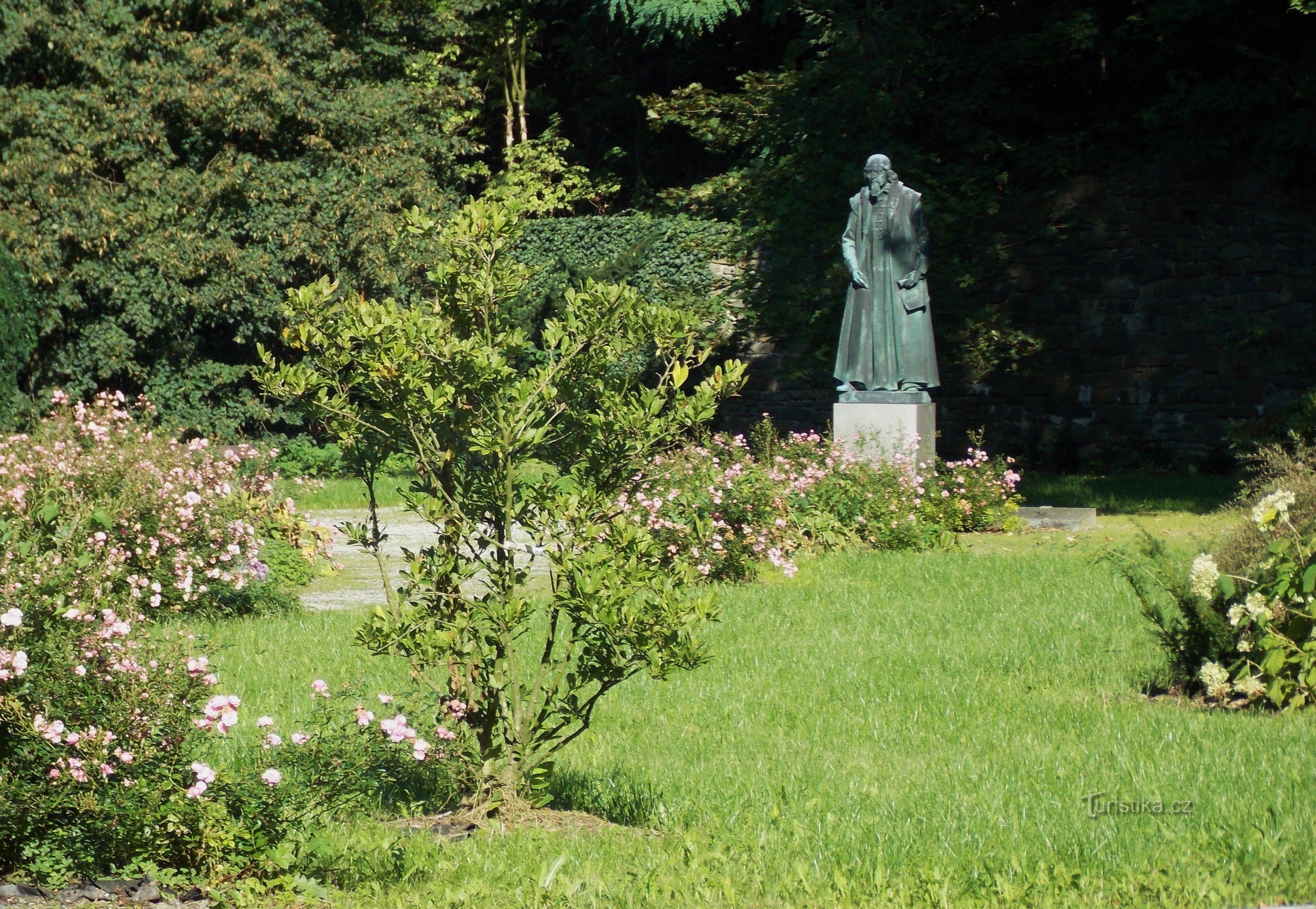 JA Comenius monument in Fulnek