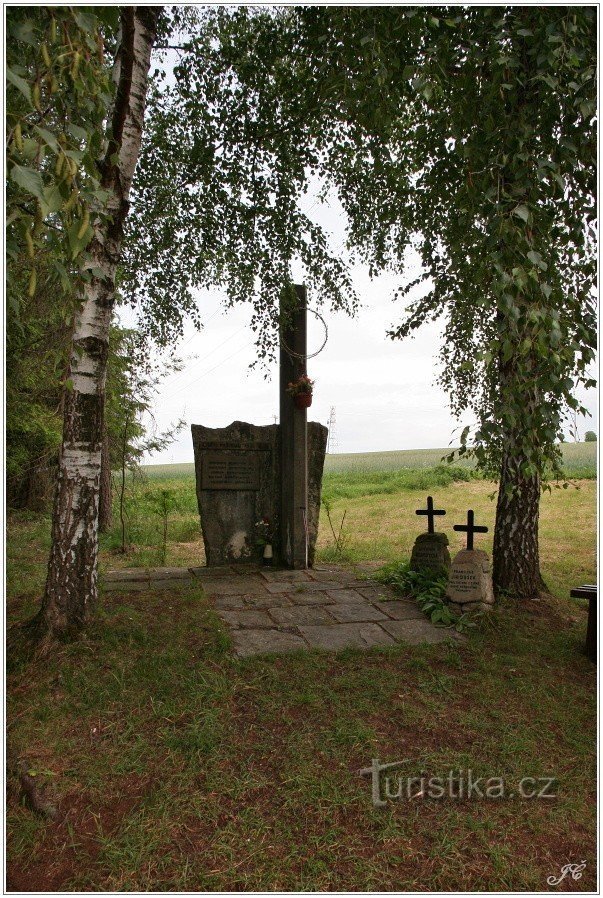 Monument in Kostelecky Končiny