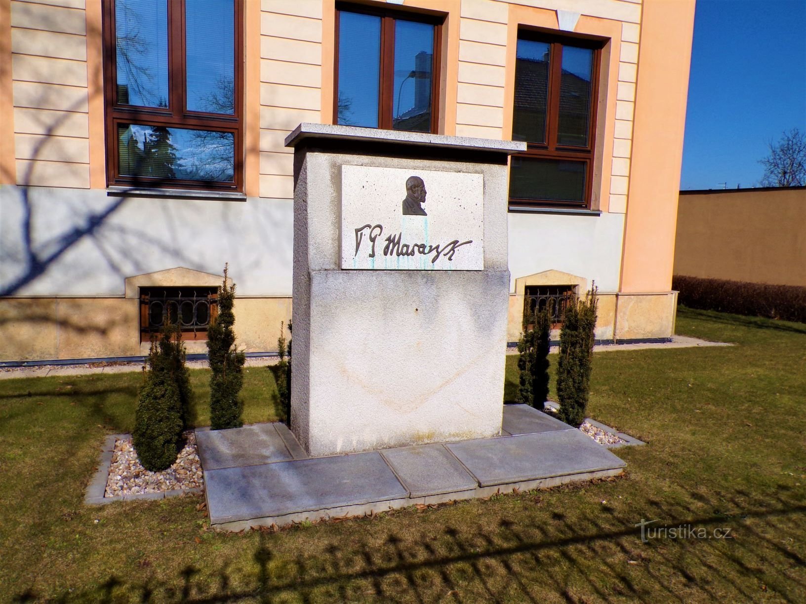 Monument de la libération nationale à Malšovice (Hradec Králové, 6.3.2021 mars XNUMX)