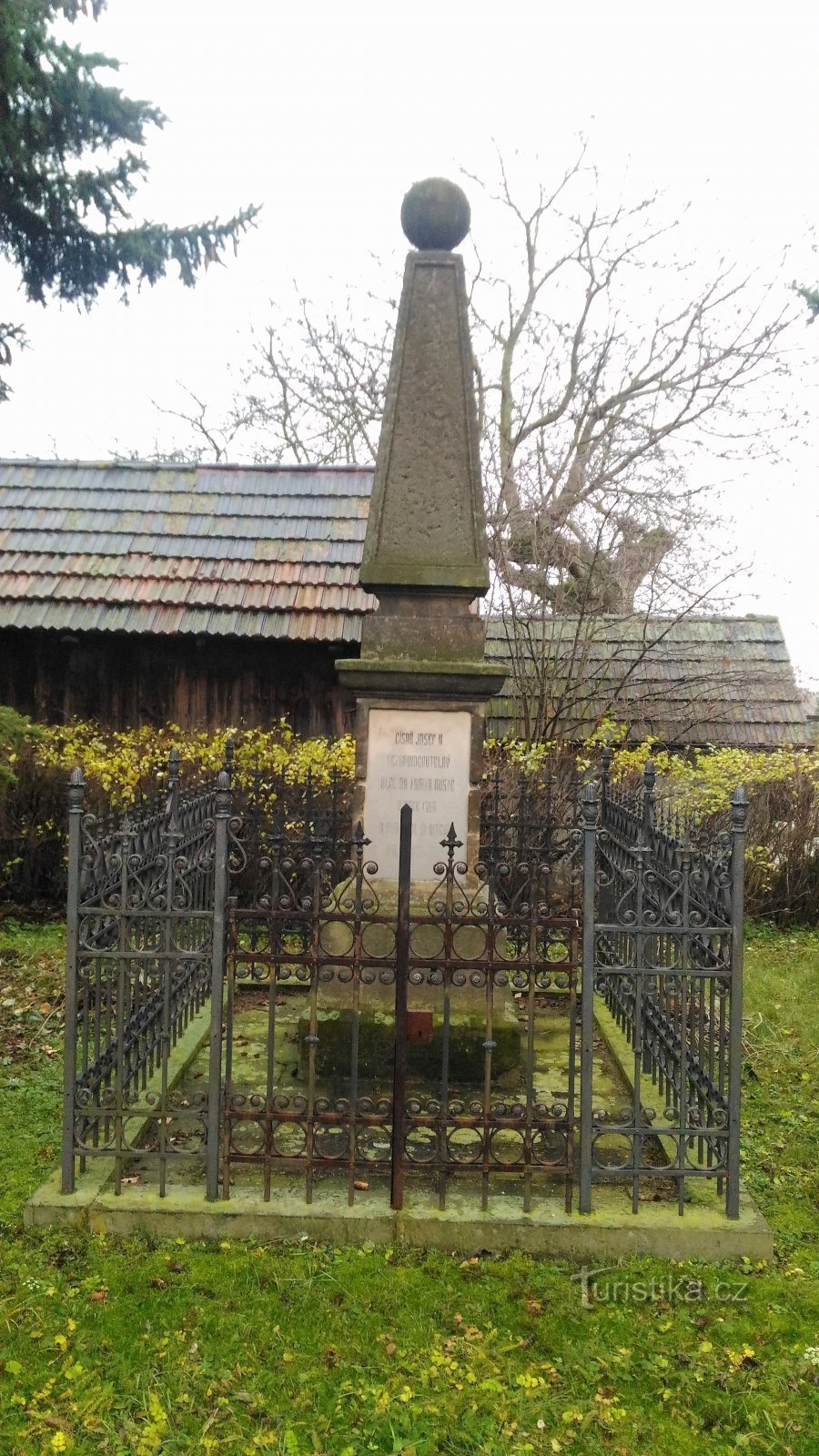 Monumentul vizitei împăratului Iosif al II-lea.