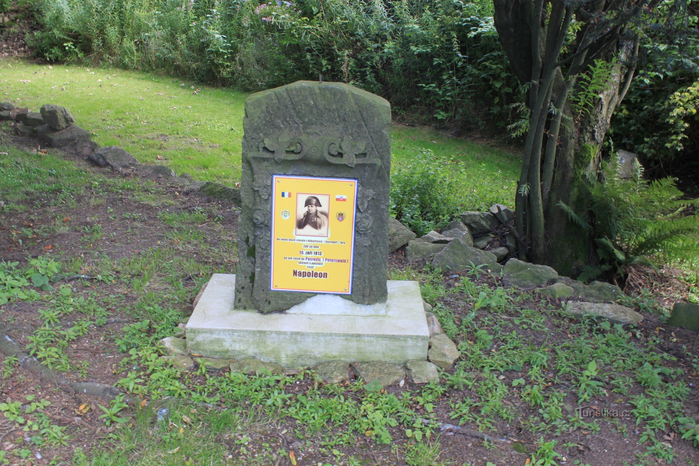 Monument de la visite de Napoléon Bonaparte à Habartice