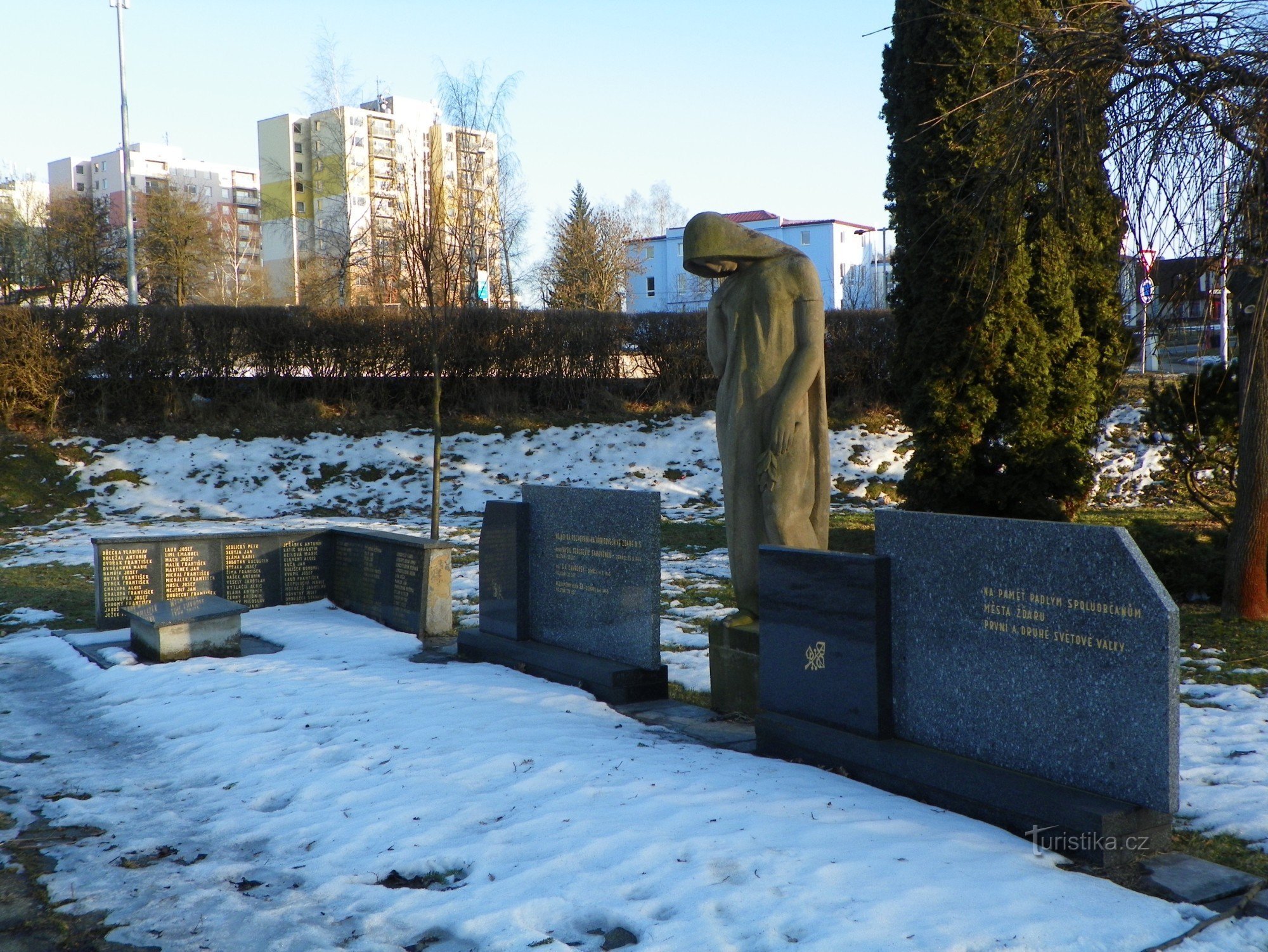 Memorial to the victims of World War II near Ivan