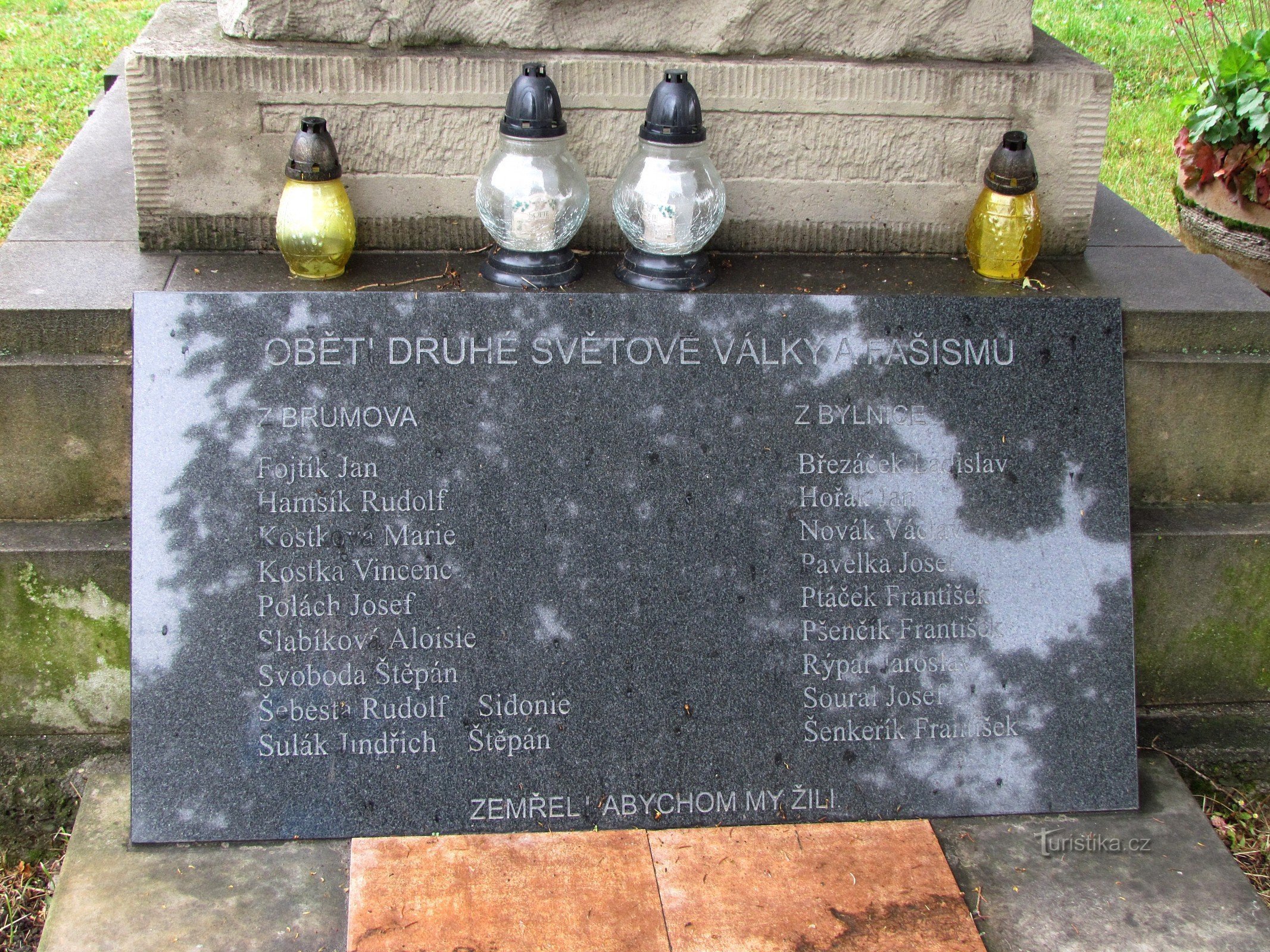 Memorial to the fallen in Brumov