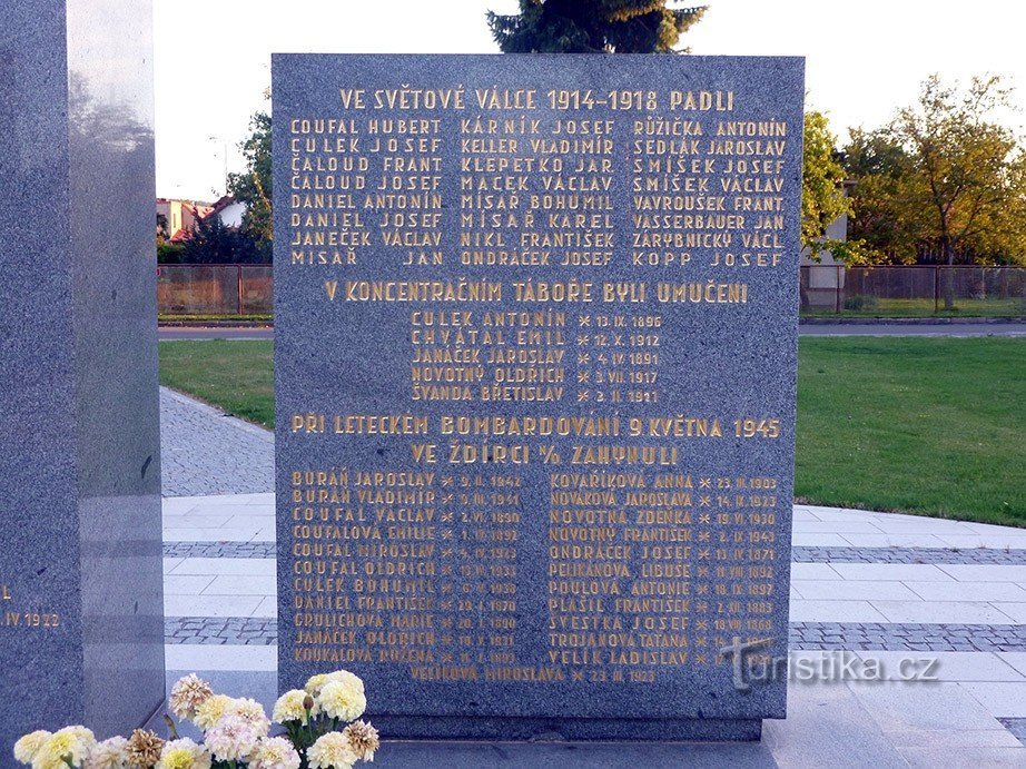 Memorial to the fallen Ždírec nad Doubravau