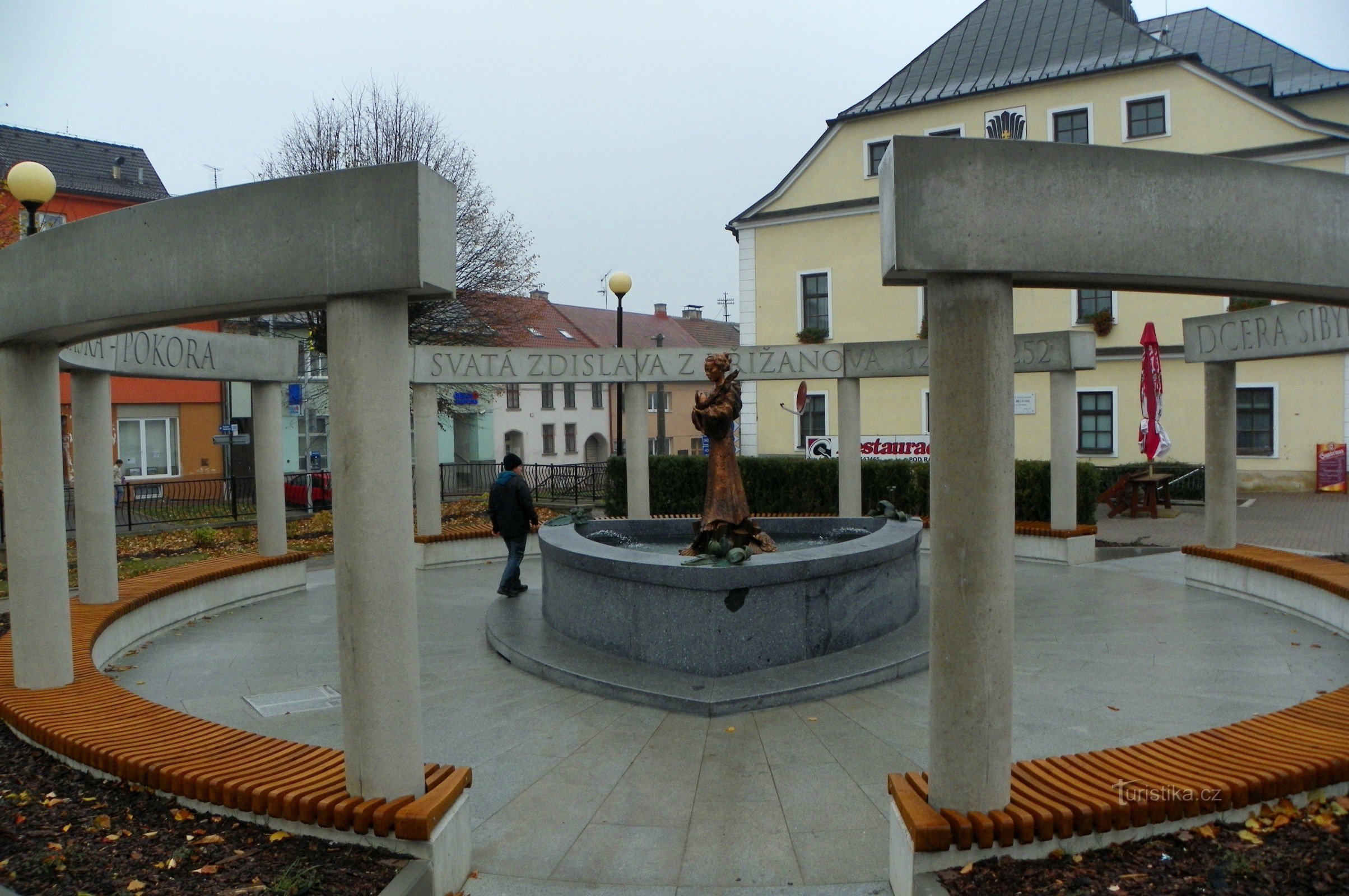 Monument to St. Zdislava in Křižanov