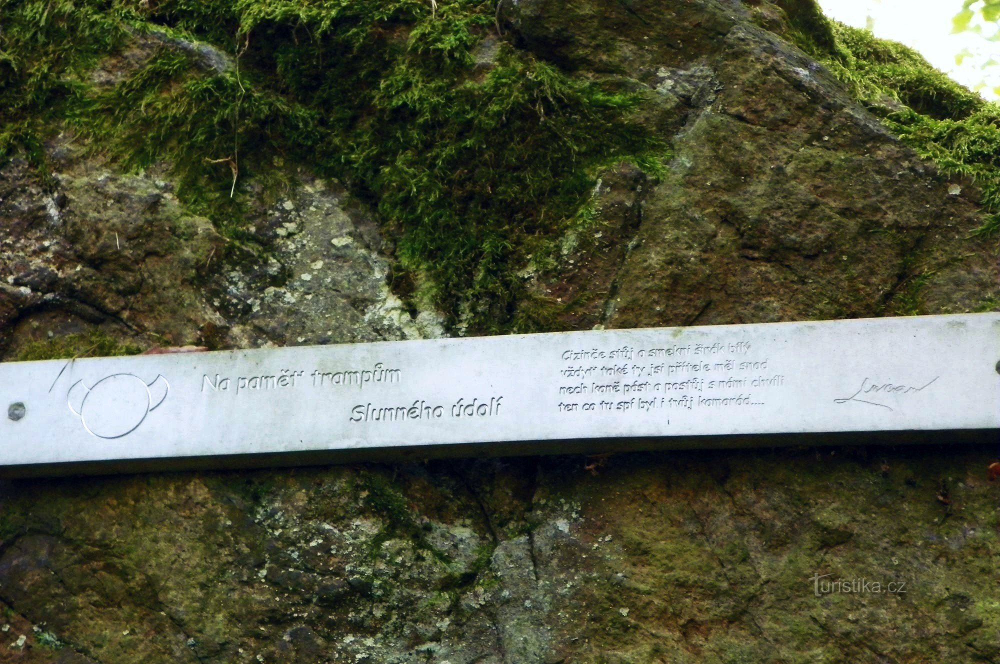 Monument to hikers of the Sun Valley