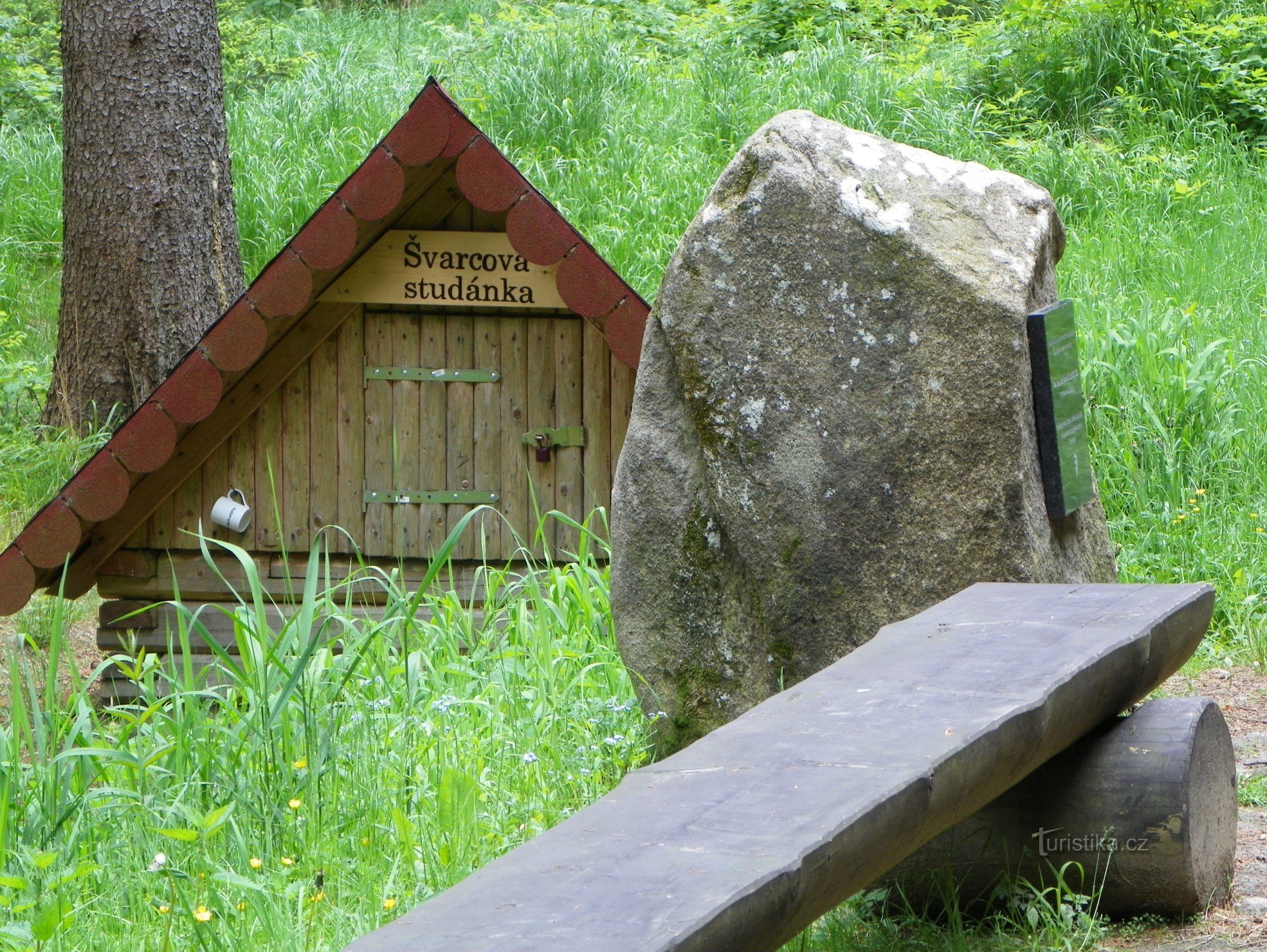 Denkmal bei Švarcova studánky