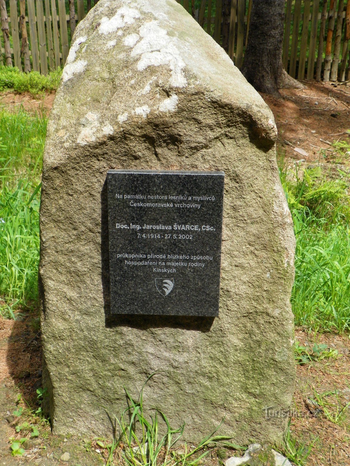 Monument dedicated to Doc. Schvarc
