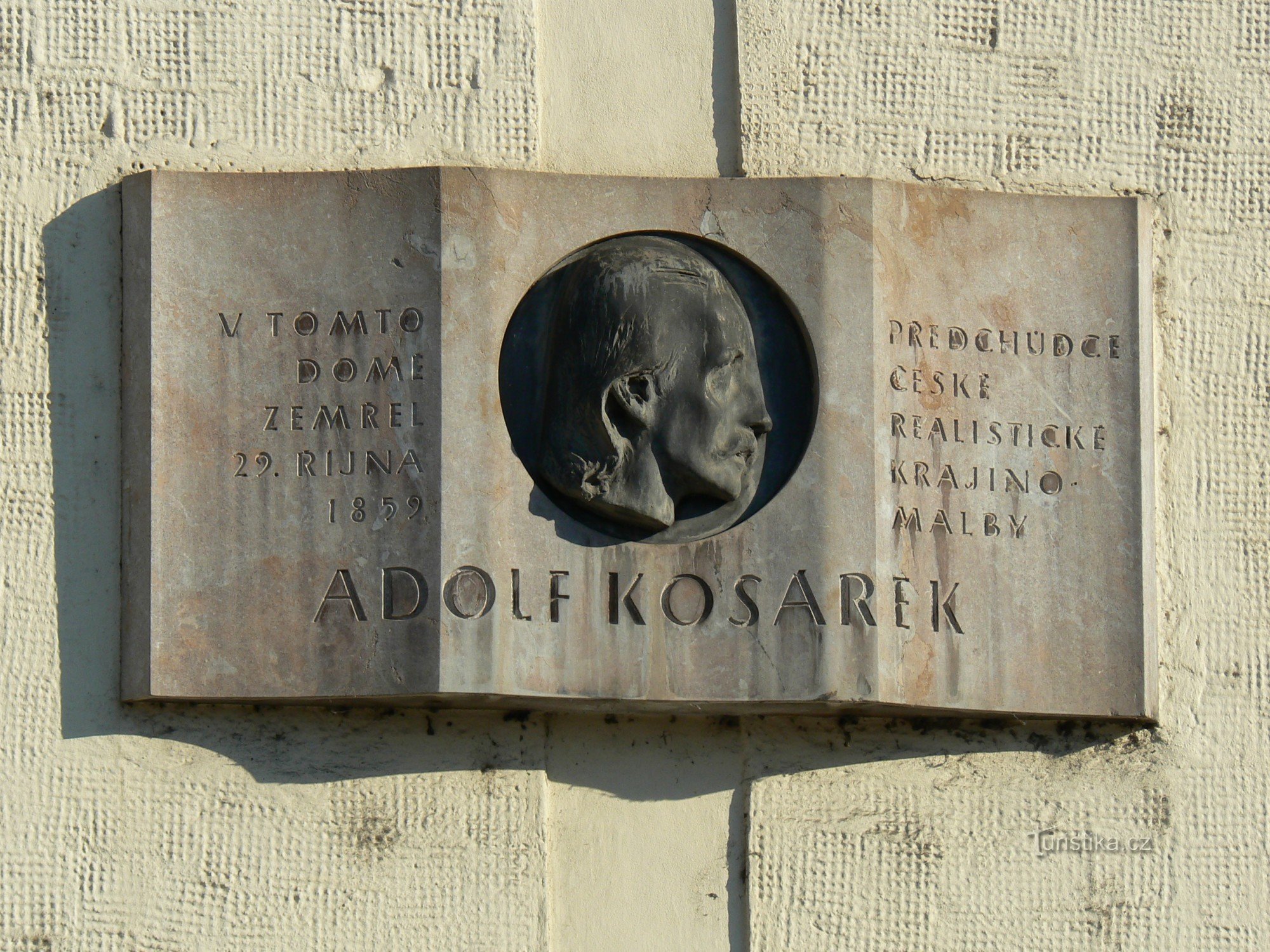 Plaque commémorative Adolf Kosárek