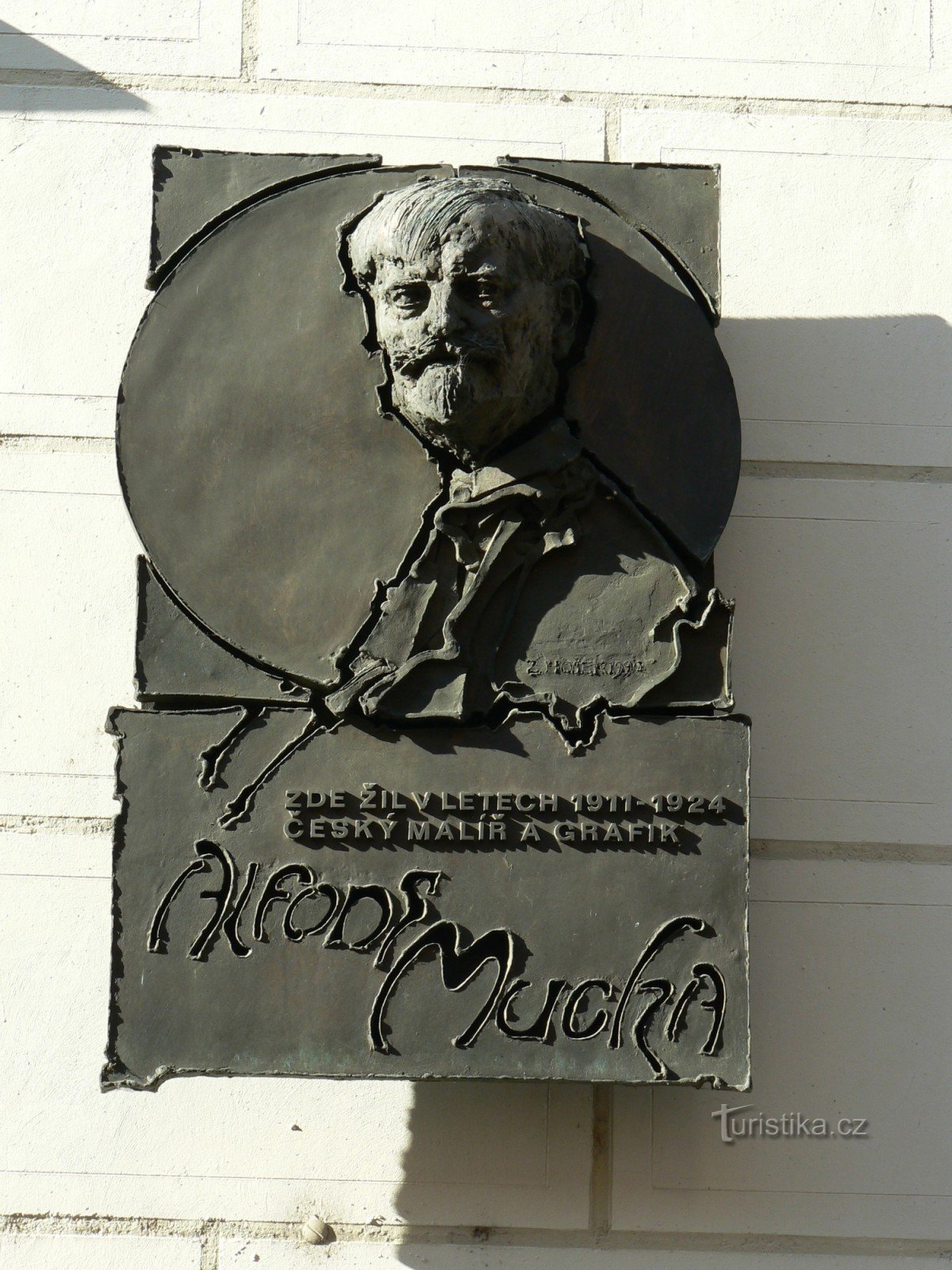 Pamětní deska Alfons Mucha