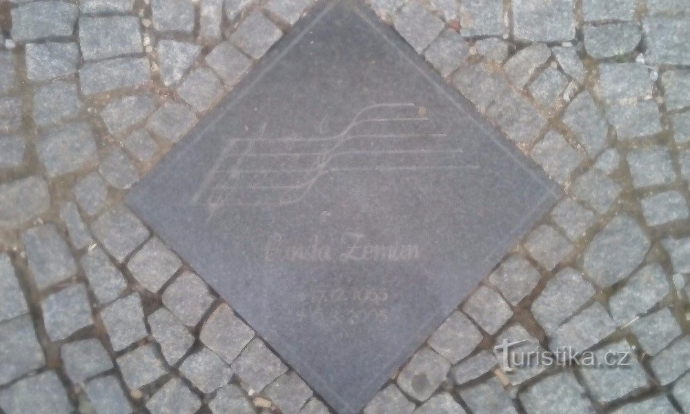 Targa commemorativa di Fandy Zeman