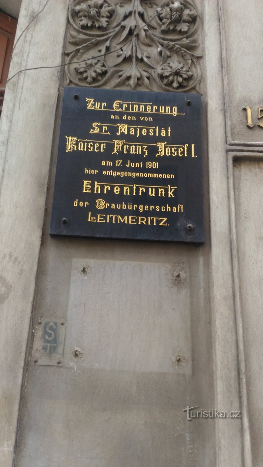 Pamětní deska Františka Josefa I.