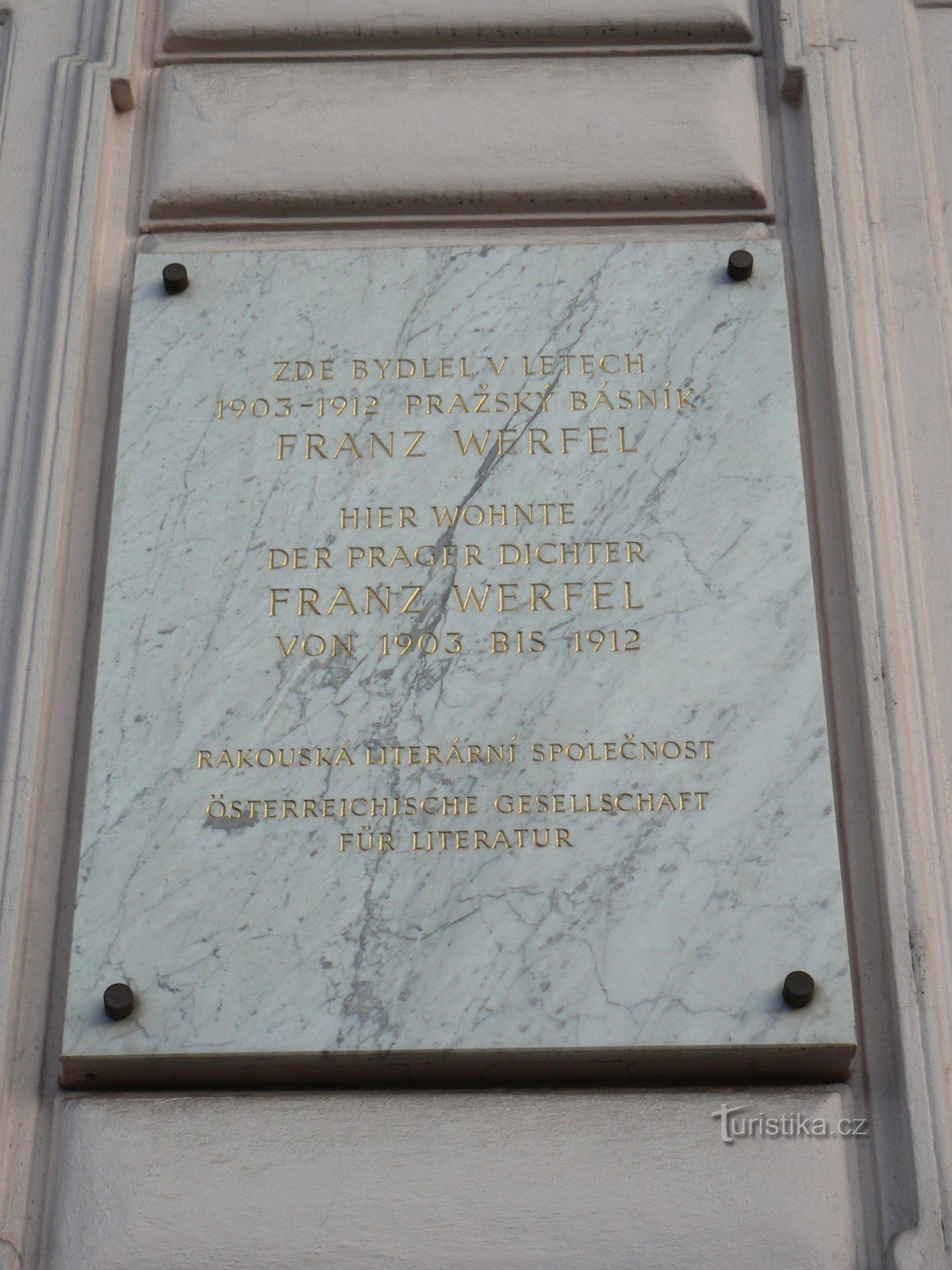 Placă memorială Franz Werfel