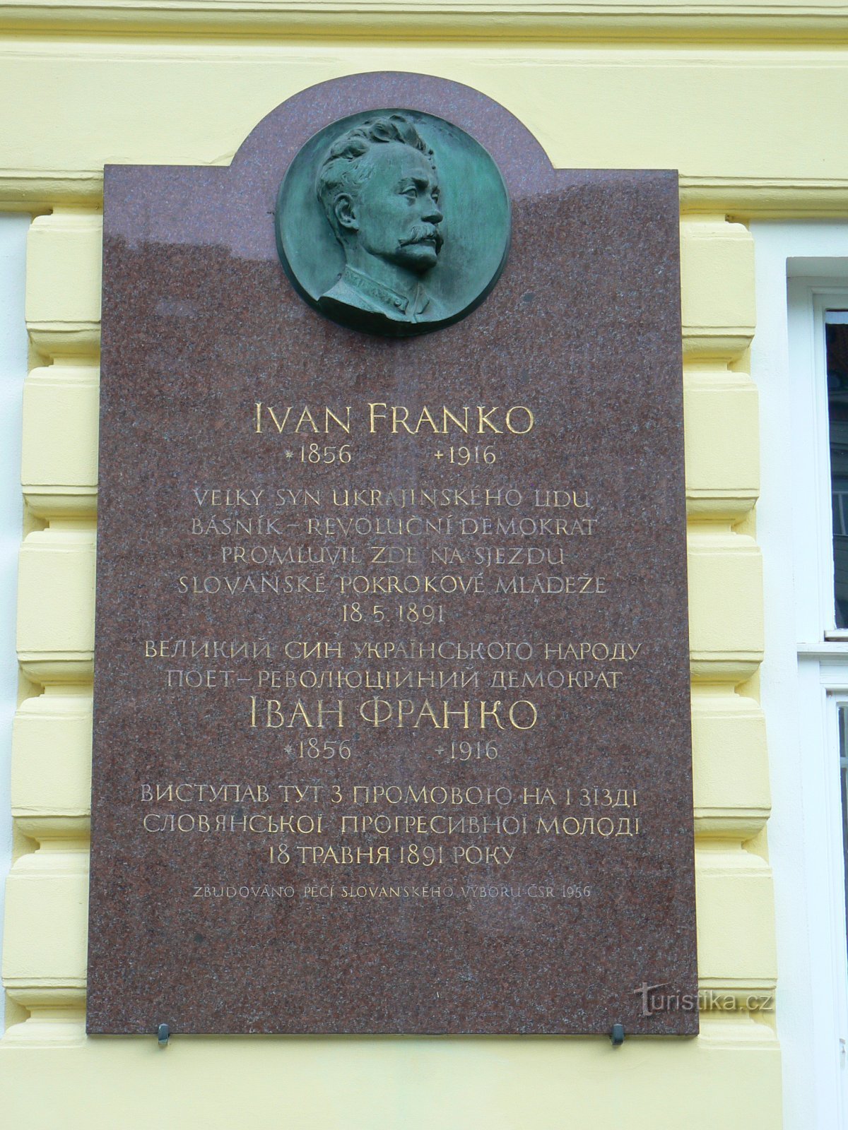 Tablica pamiątkowa Ivan Franko