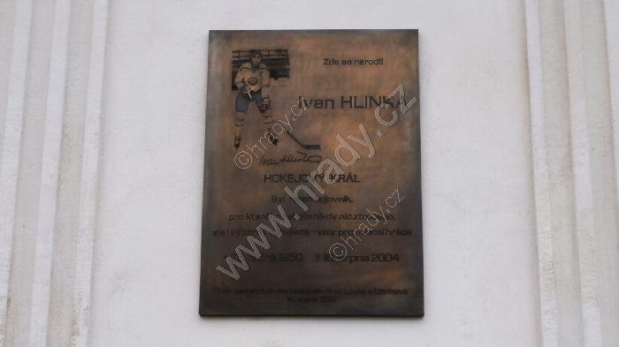 pamětní deska Ivana Hlinky