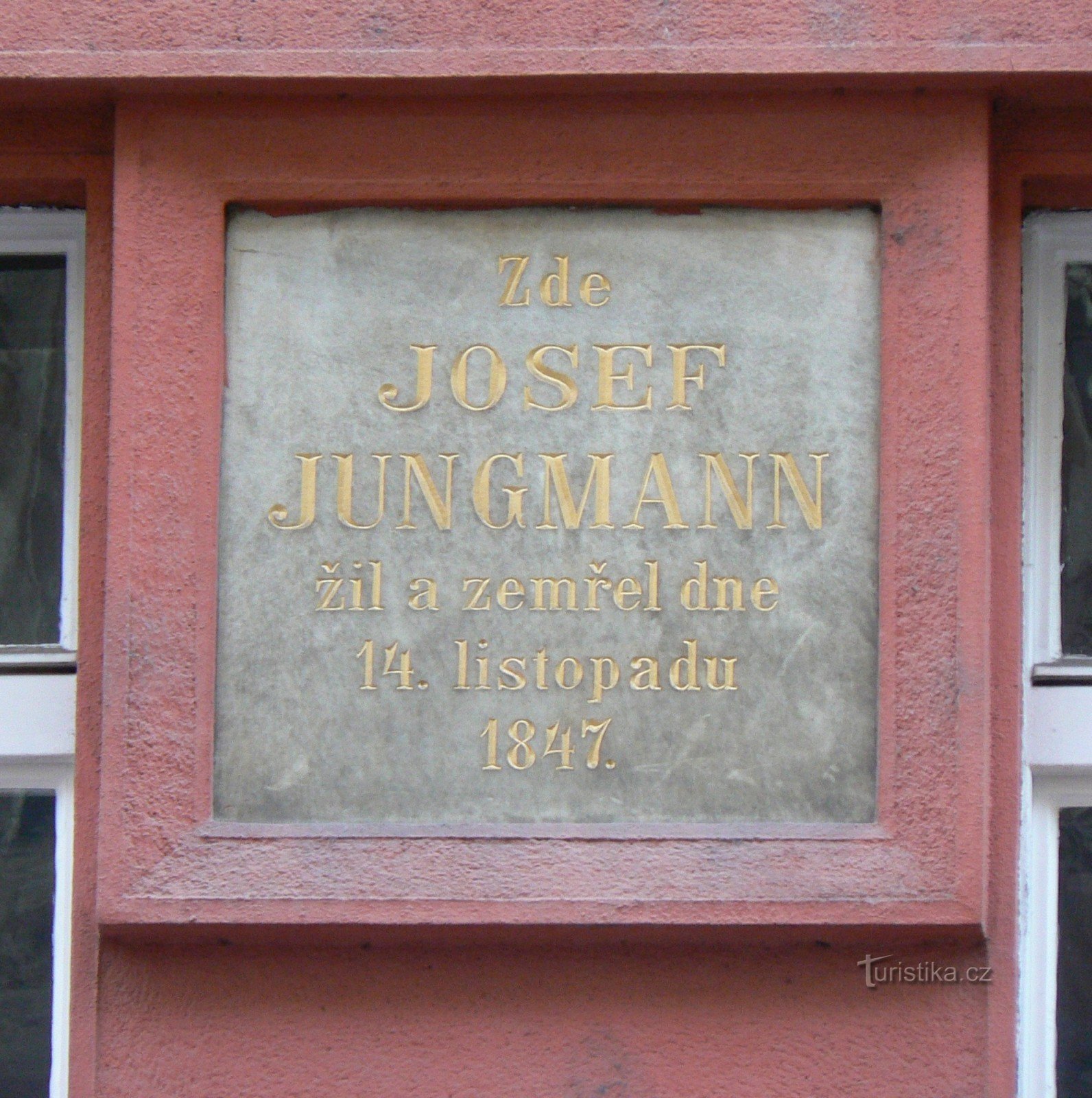 Plaque commémorative Josef Jungmann