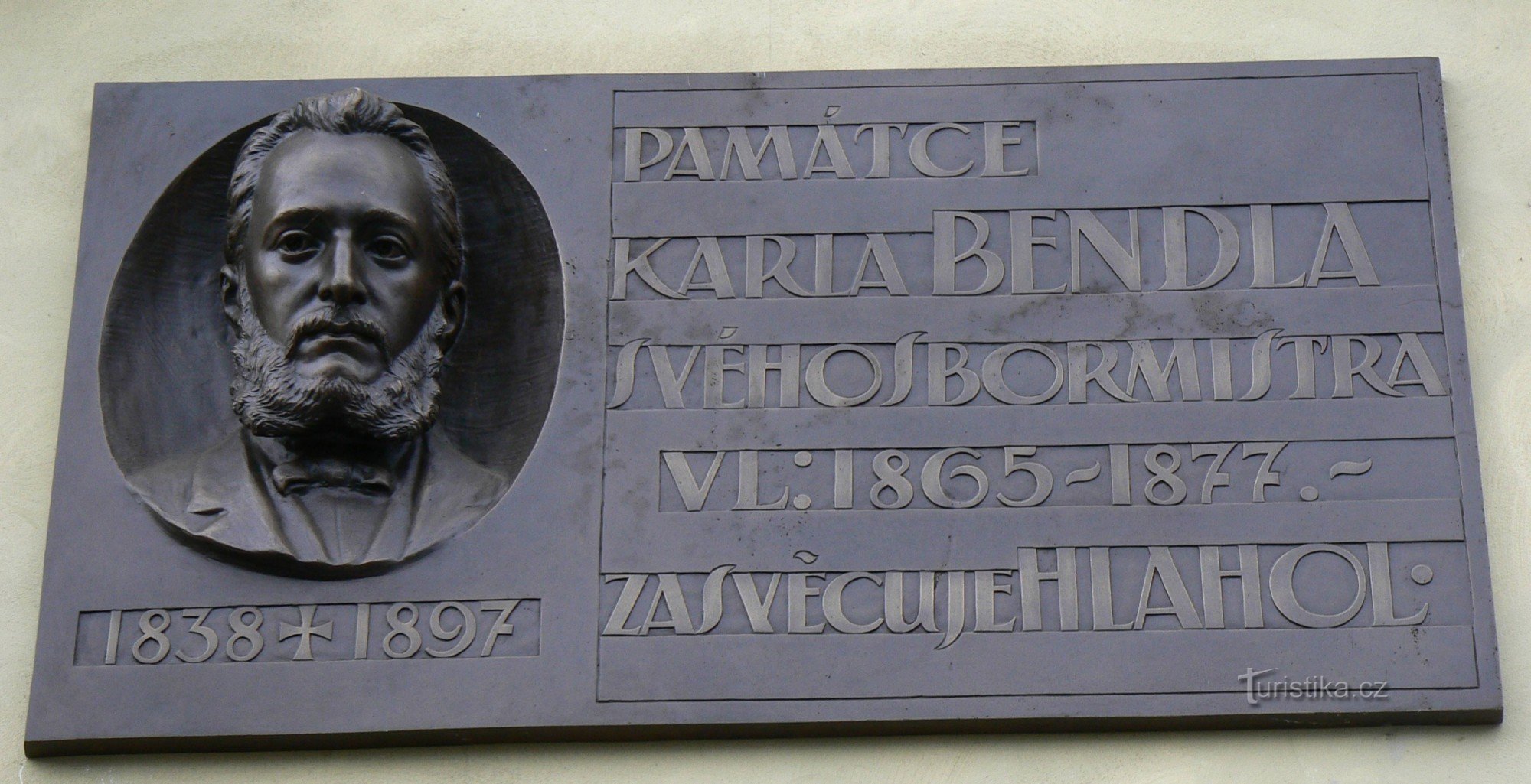 Placa memorial Karel Bendl
