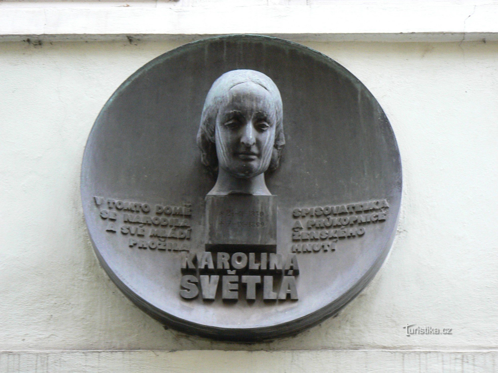 Placă memorială Karolina Světlá
