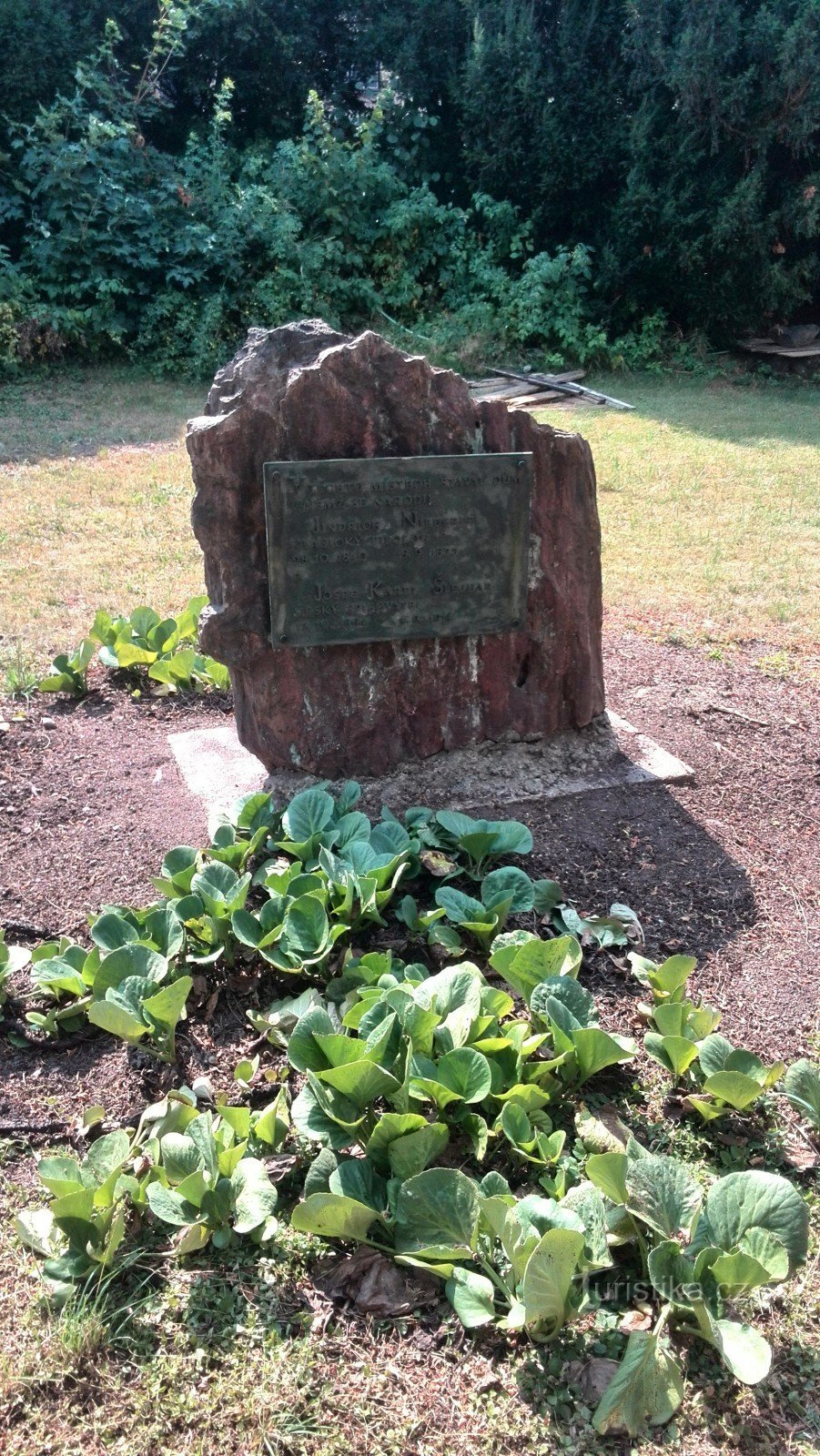 Minnesplakett Niederle och Šlejhar