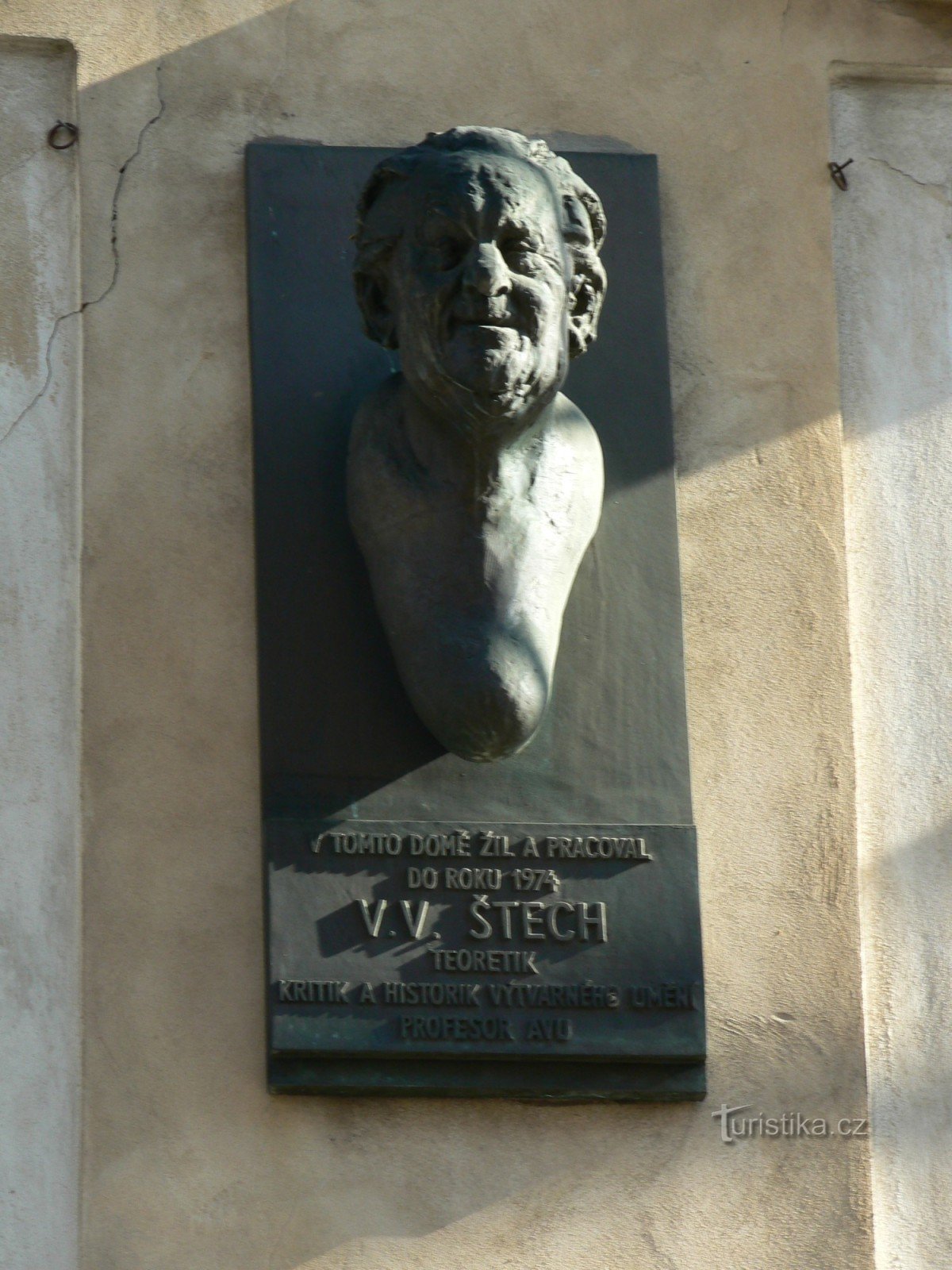 Placa memorial Václav Vilém Štěch